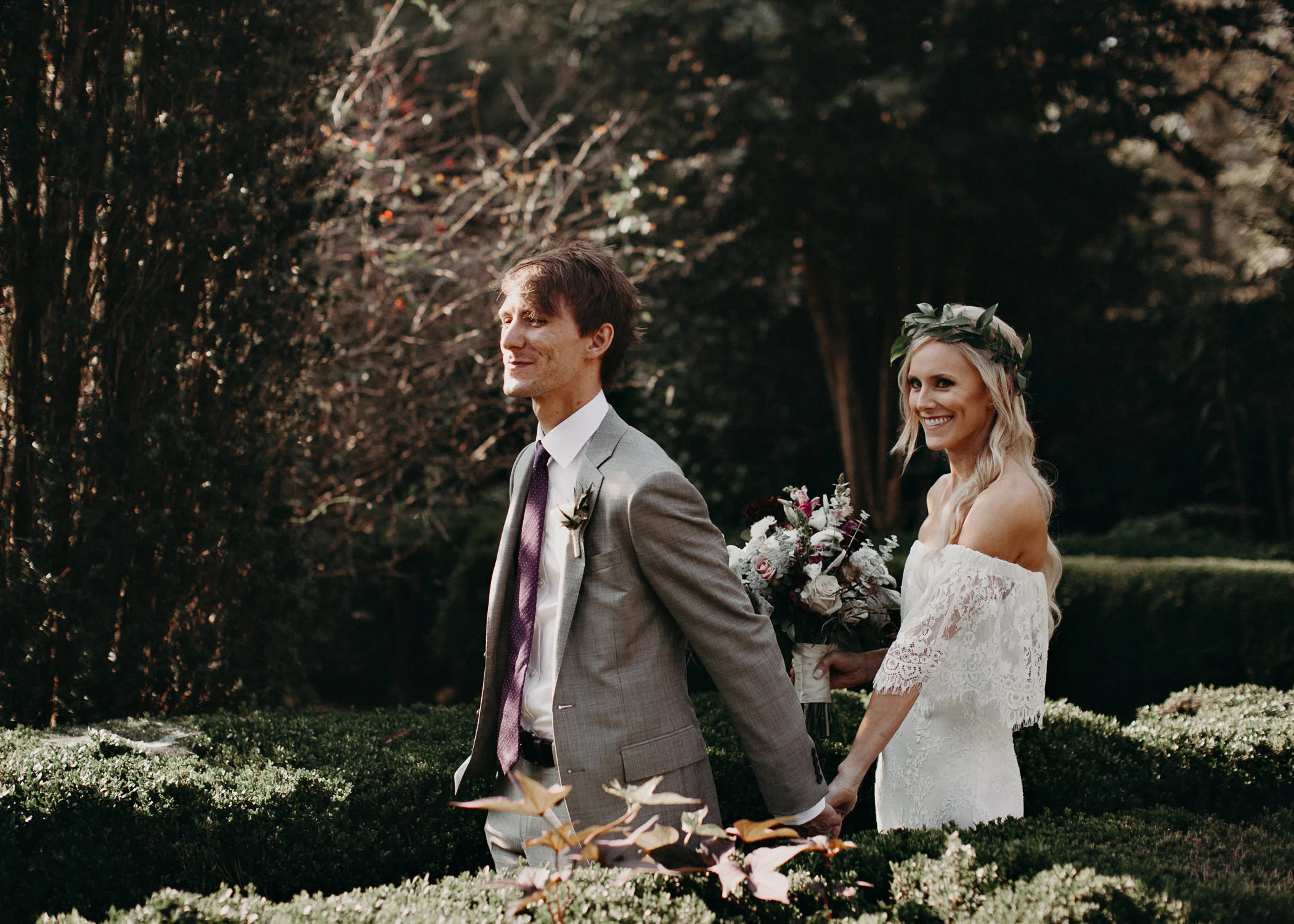 19 - Barnsley Gardens Wedding - Bride portraits - First Look .jpg