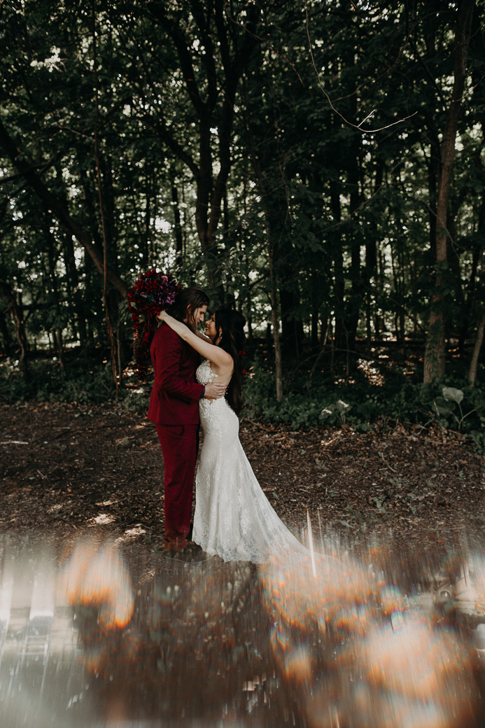 Nicole &amp; Anthony || Elkhart Intimate Backyard Wedding || Indiana \ Atlanta Wedding Photographer 