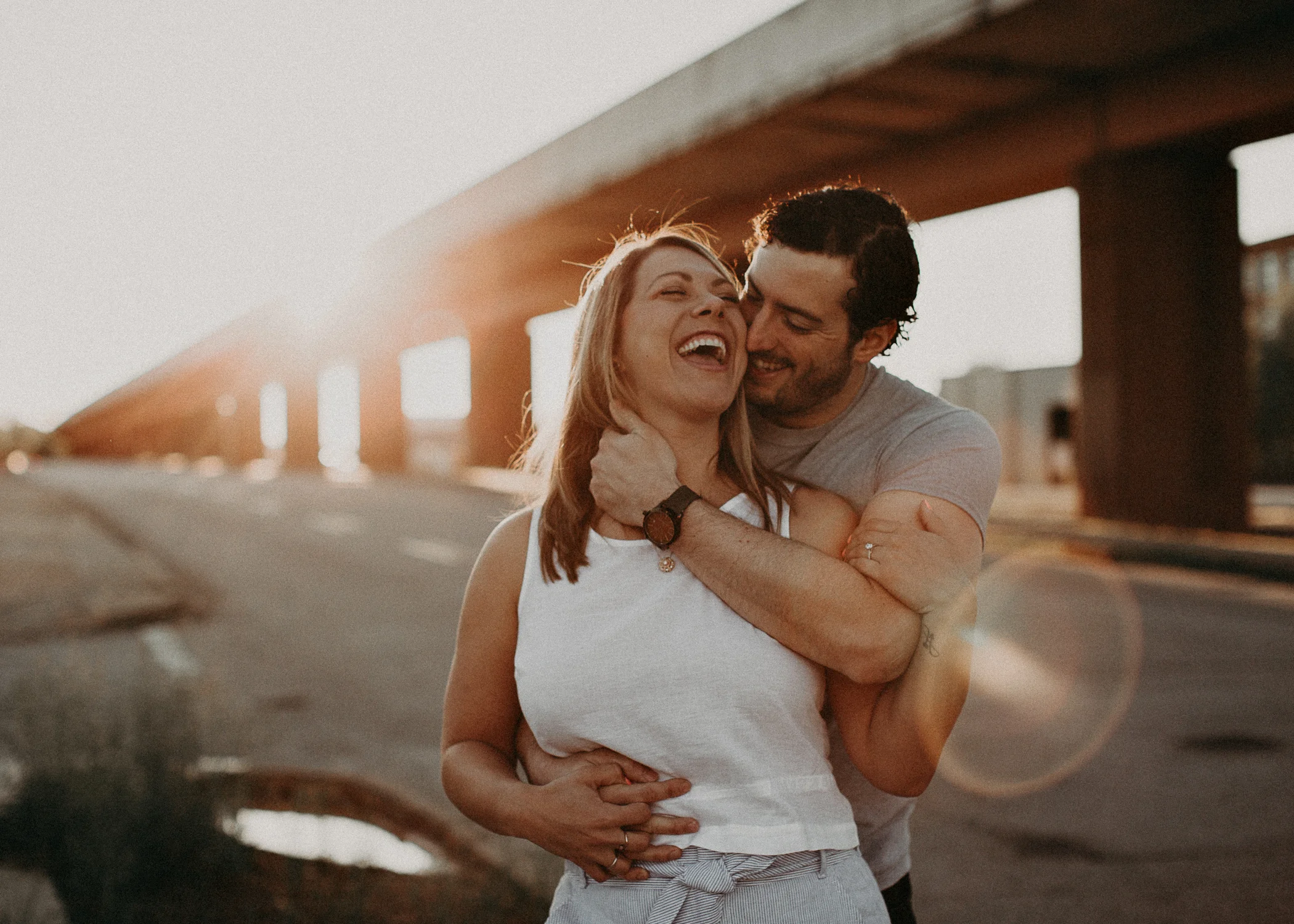 Ashley &amp; Jeff || Downtown Engagement Shoot || Atlanta Wedding Photographer 