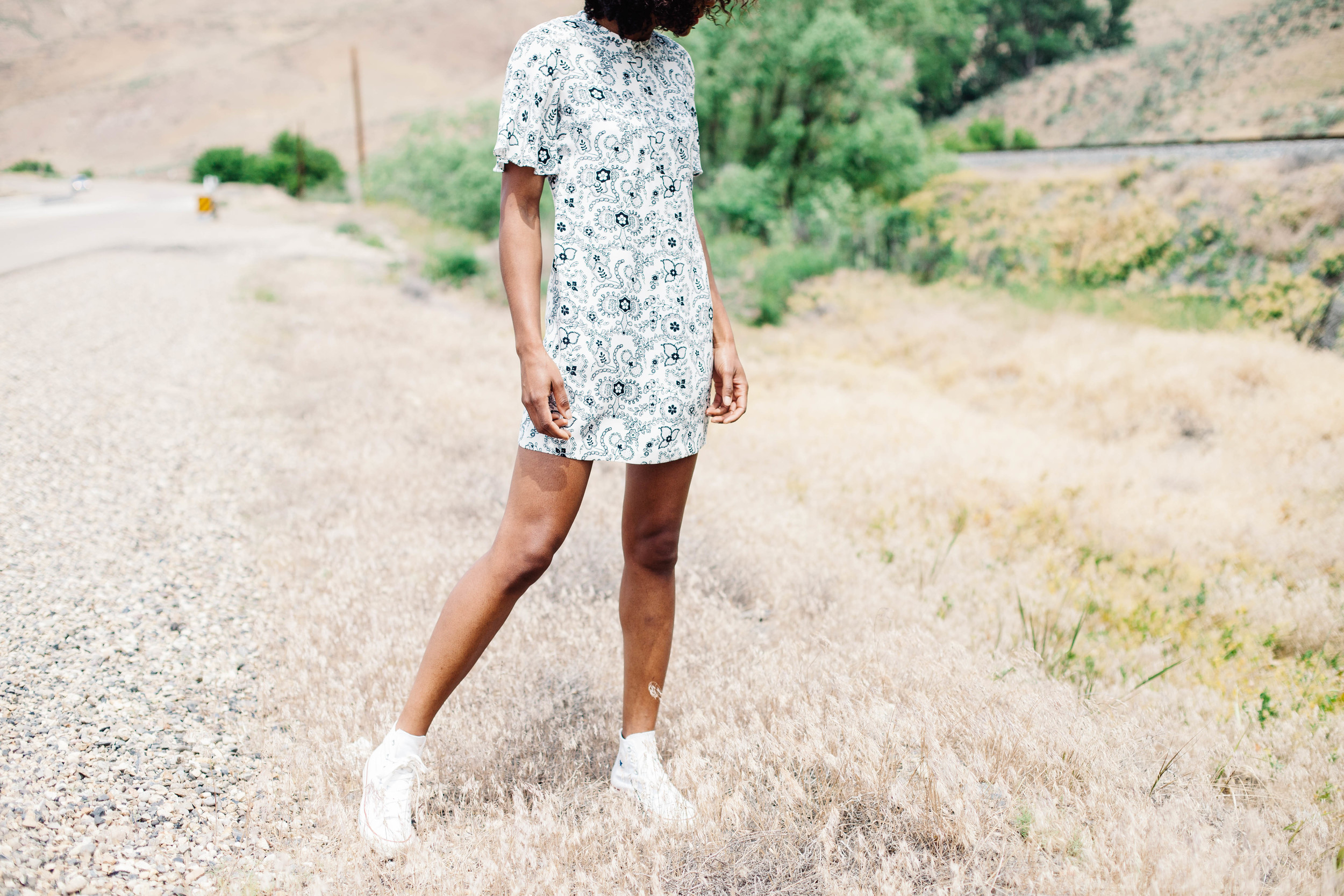 sneakers: Converse Dress: ALC at Fancy Pants 