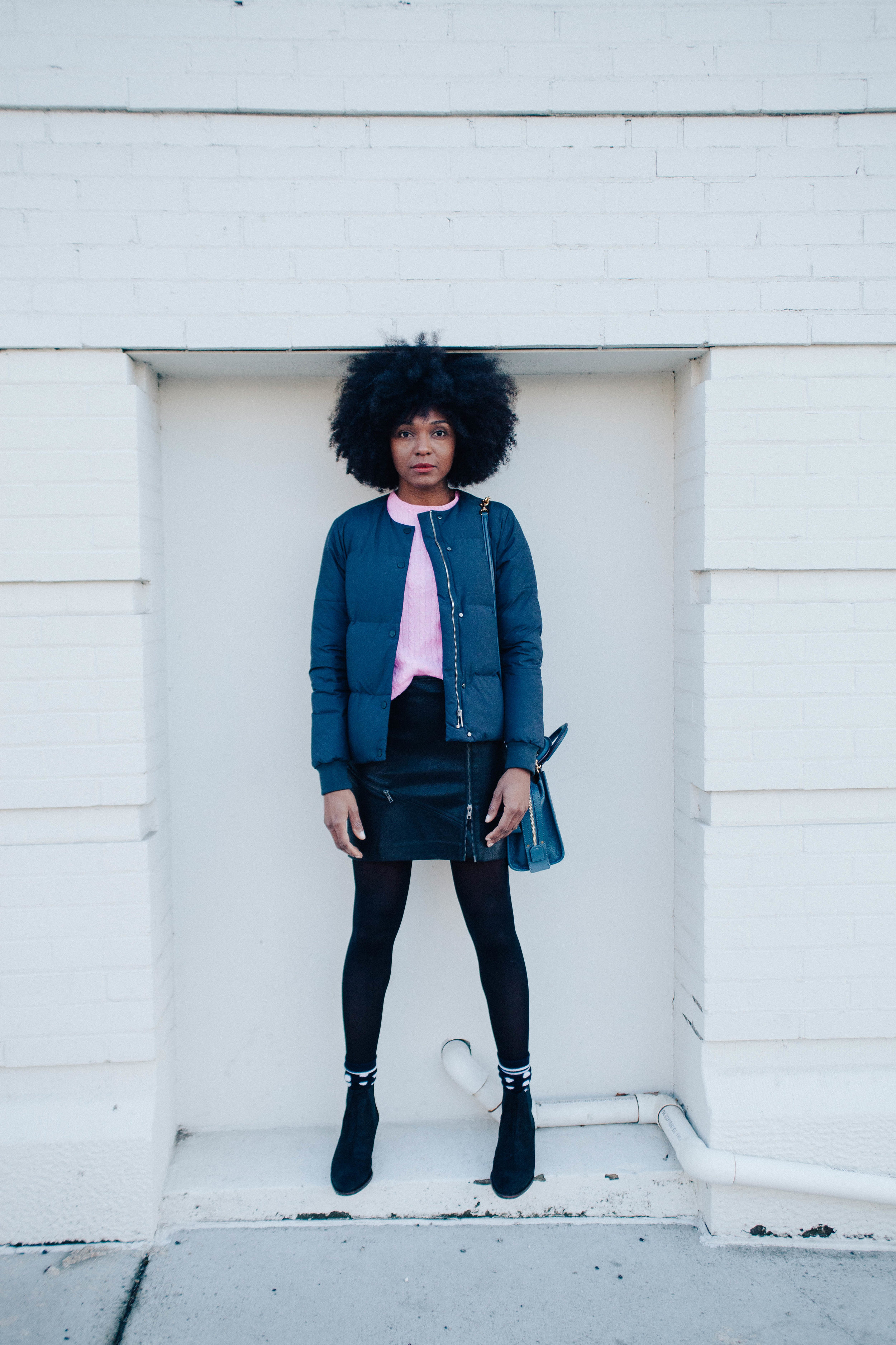 Sweater and socks: JCrew Skirt: Leith Boots: Rag and Bone, Fancy Pants Tights: Target
