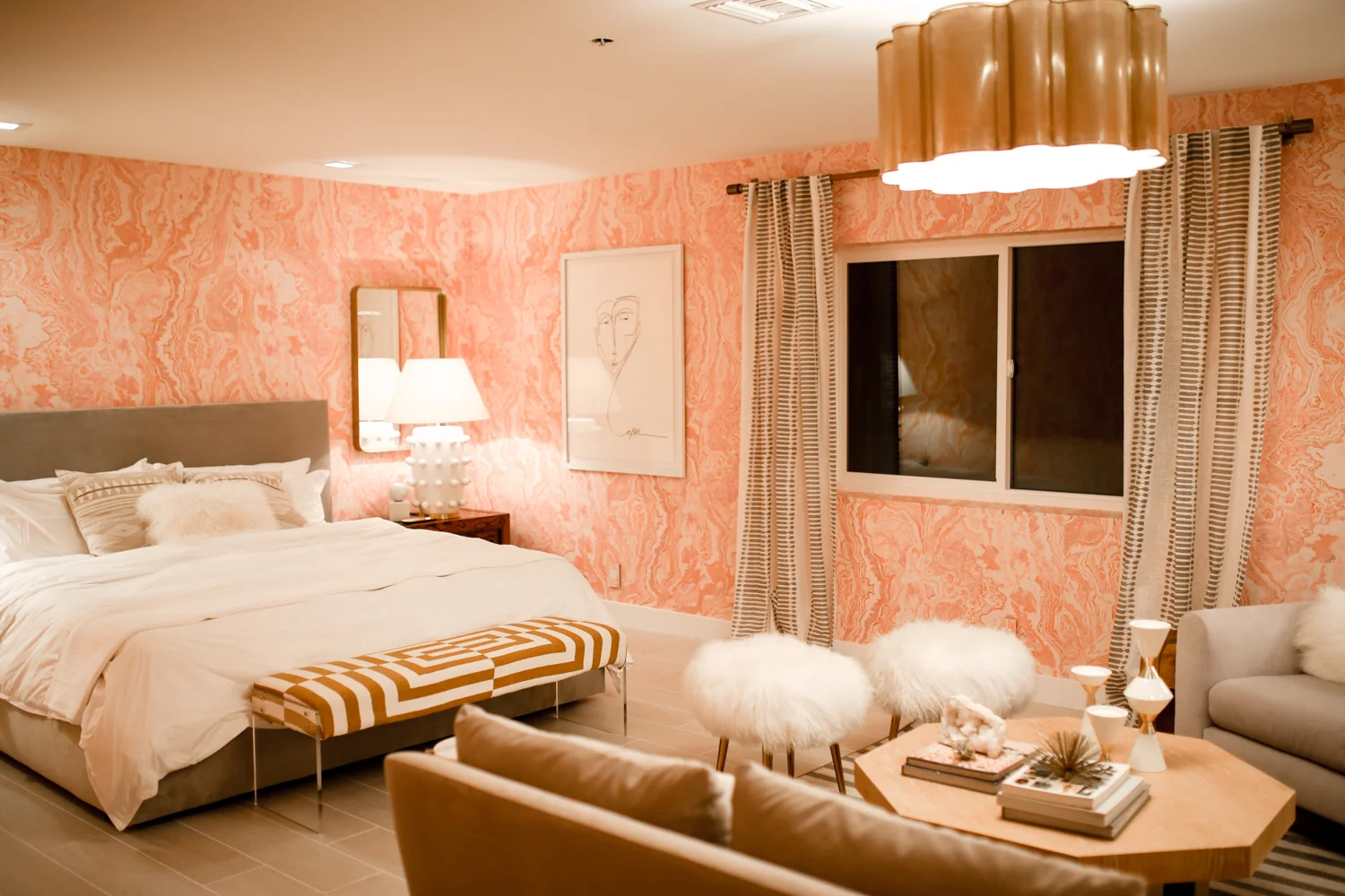 This wallpaper!!!! Designed by Sarah Sherman Samuel