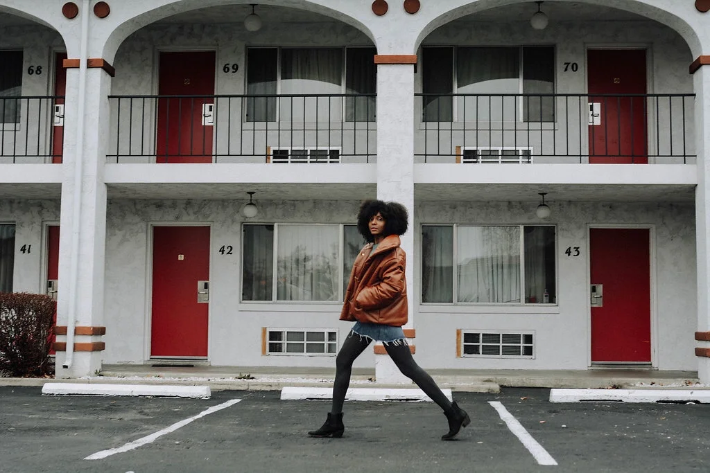 Jacket: Nanuska denim skirt: Grlfnd ( Fancy Pants) sweater: H&M Boots: Rag and Bone