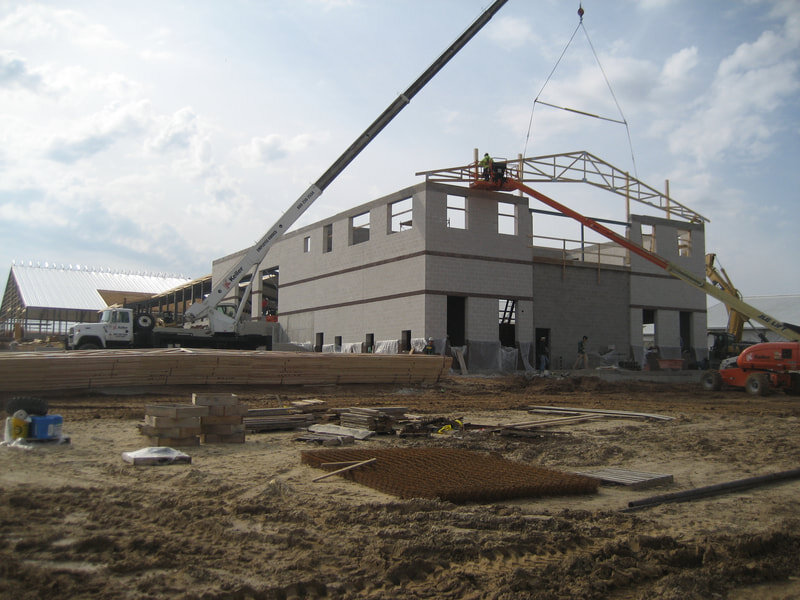 Progress during the Parlor Building Construction
