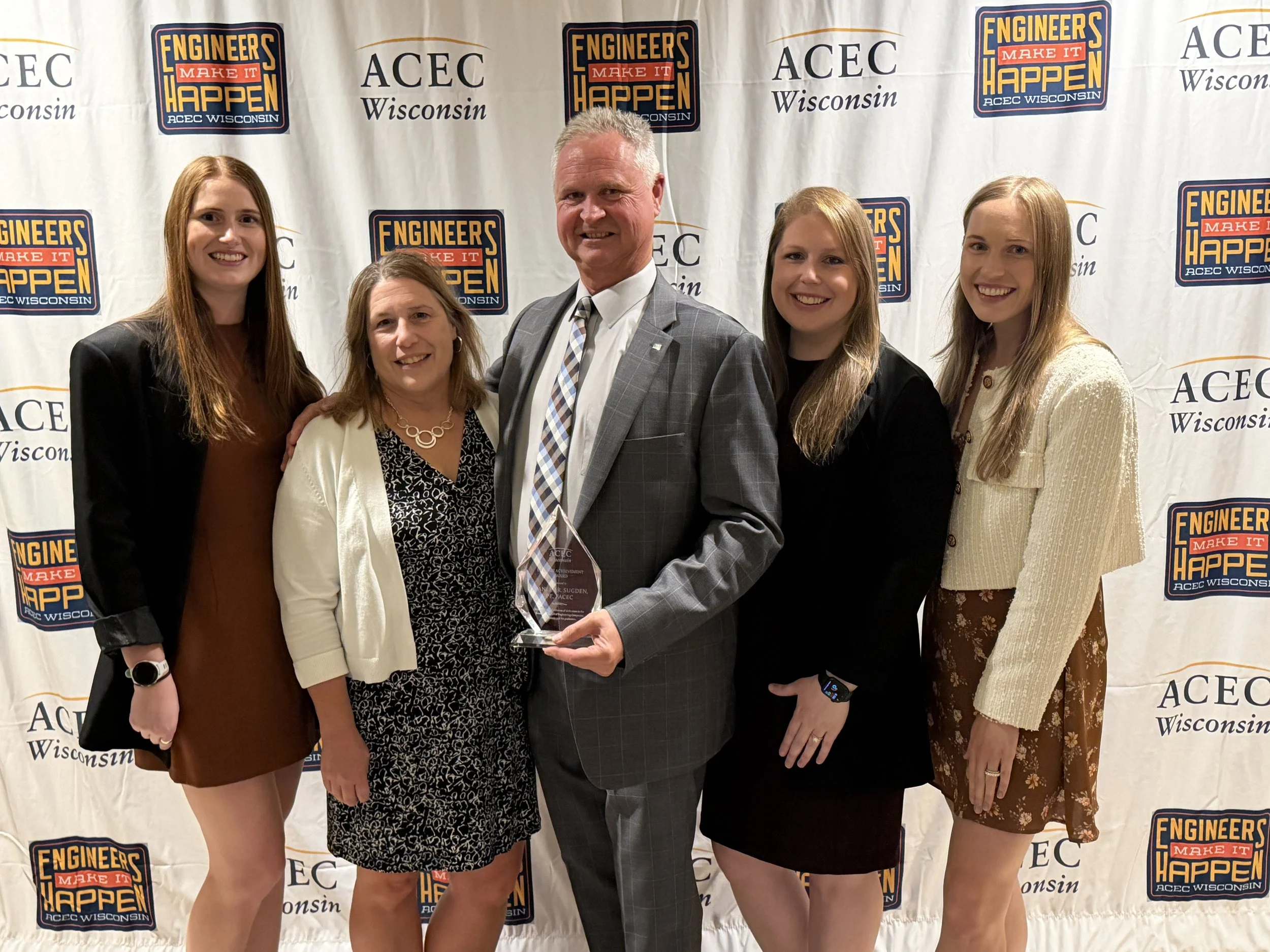 Stan Sugden Honored with ACEC Wisconsin Lifetime Achievement Award