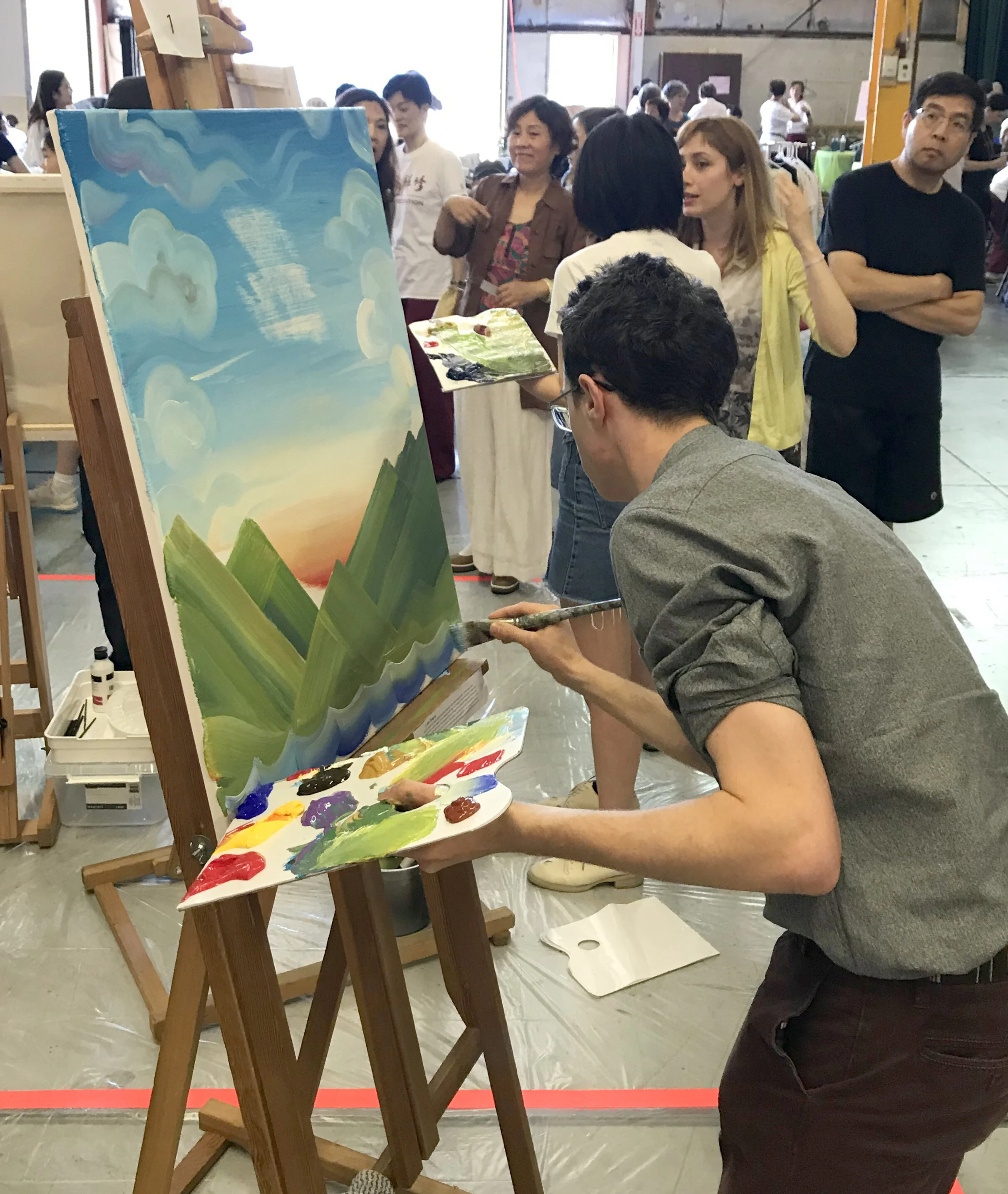 Bodhi Day Live Painting Competition