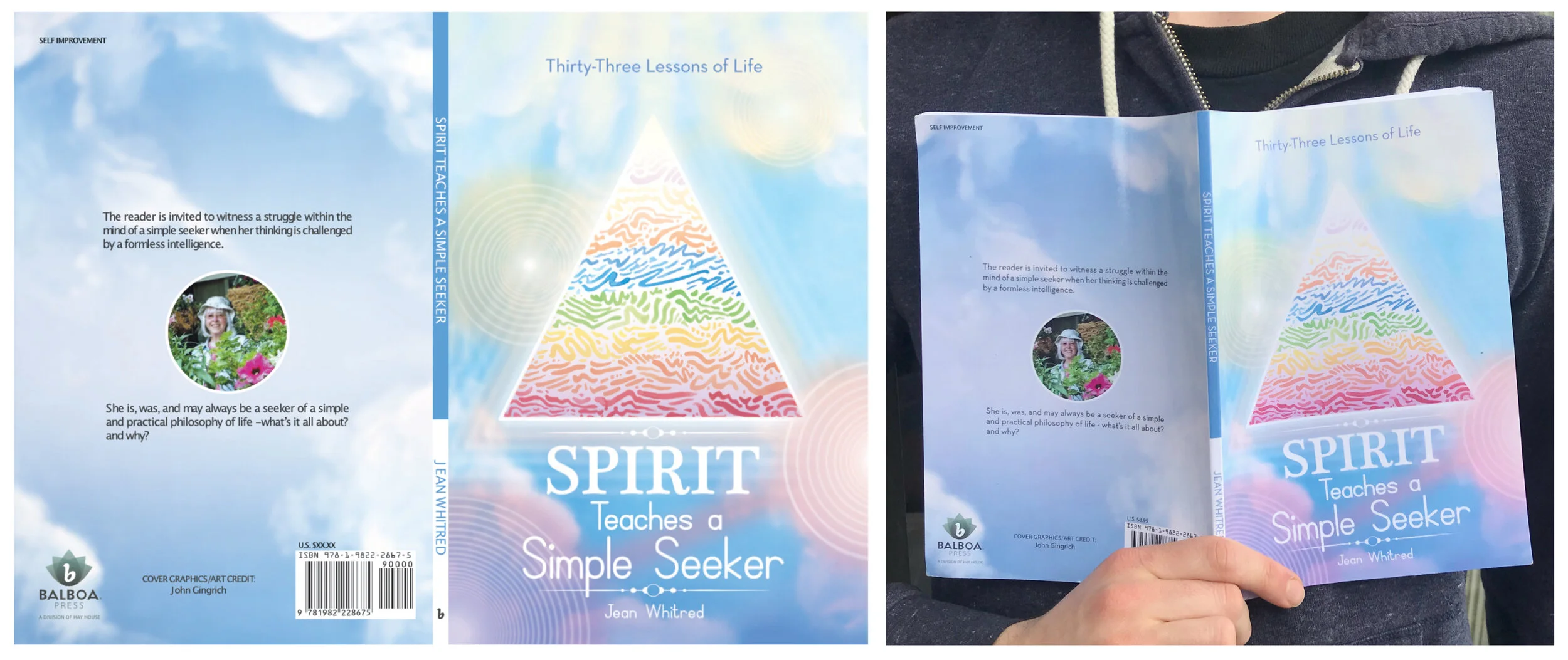 Spirit Teaches a Simple Seeker Book Cover Illustration