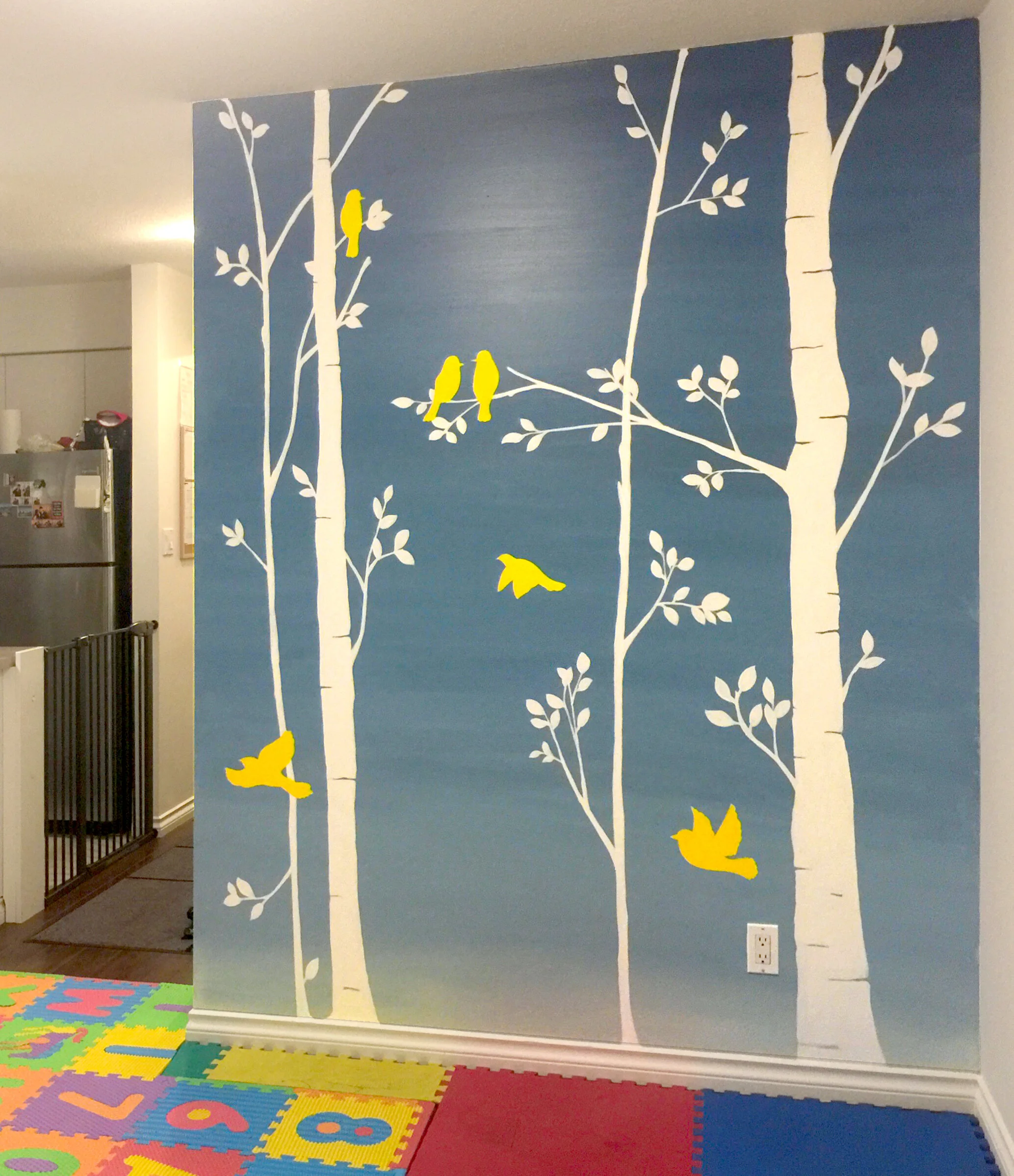 Painted for an in-home day care. Vancouver, 2020