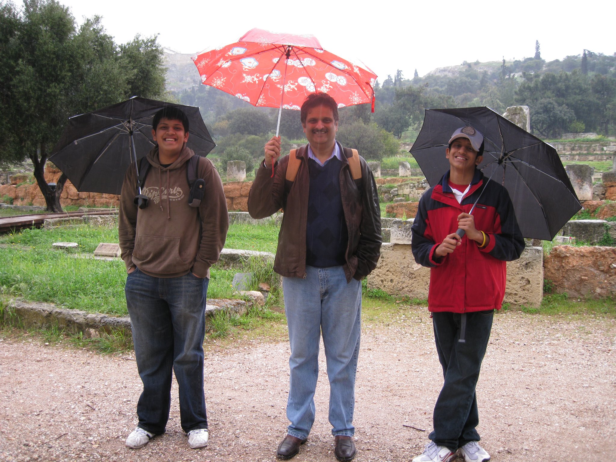 From Left to right: Me, My father, and my brother Jay