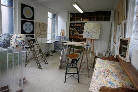 atelier de marie minhac, artiste mosaiste à Paris