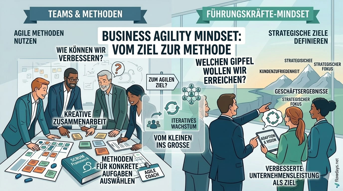 Warum "agil werden" kein Ziel ist - Was Geschäftsleitungen vor einer Transformation klären müssen