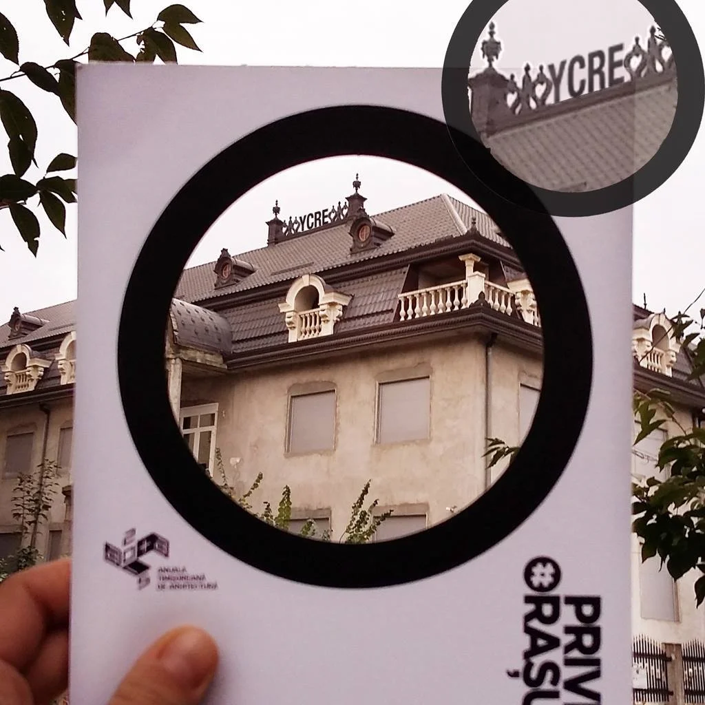 Mesaj: Ycreintremitsirealitate Locație: Str. Virgil Madghearu/ blvd. Mihai Viteazu Autor: Vasile Petrice Profesie: Designer