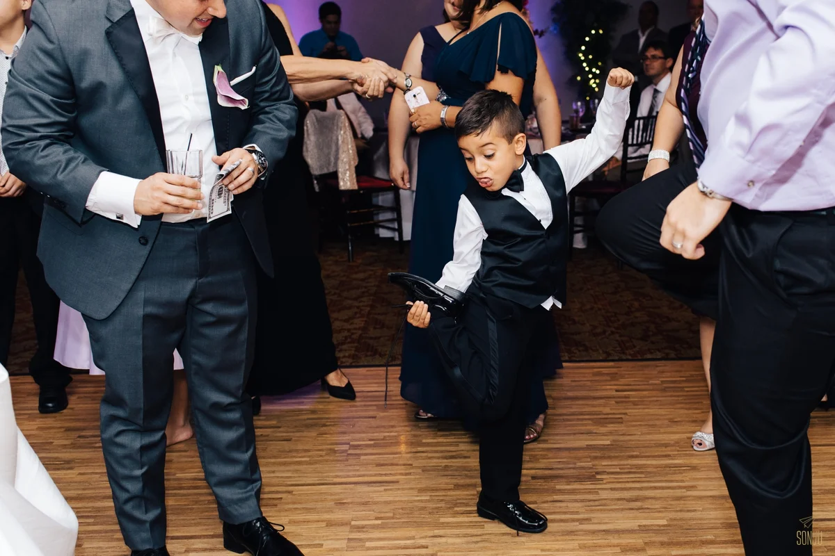 Kid on dance floor at Jacaranda Country Club