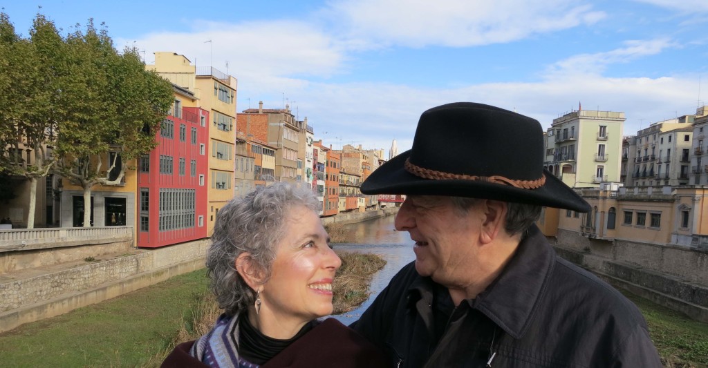 Pilgrims Process founders Gary White and Elyn Aviva in Girona, Spain. 