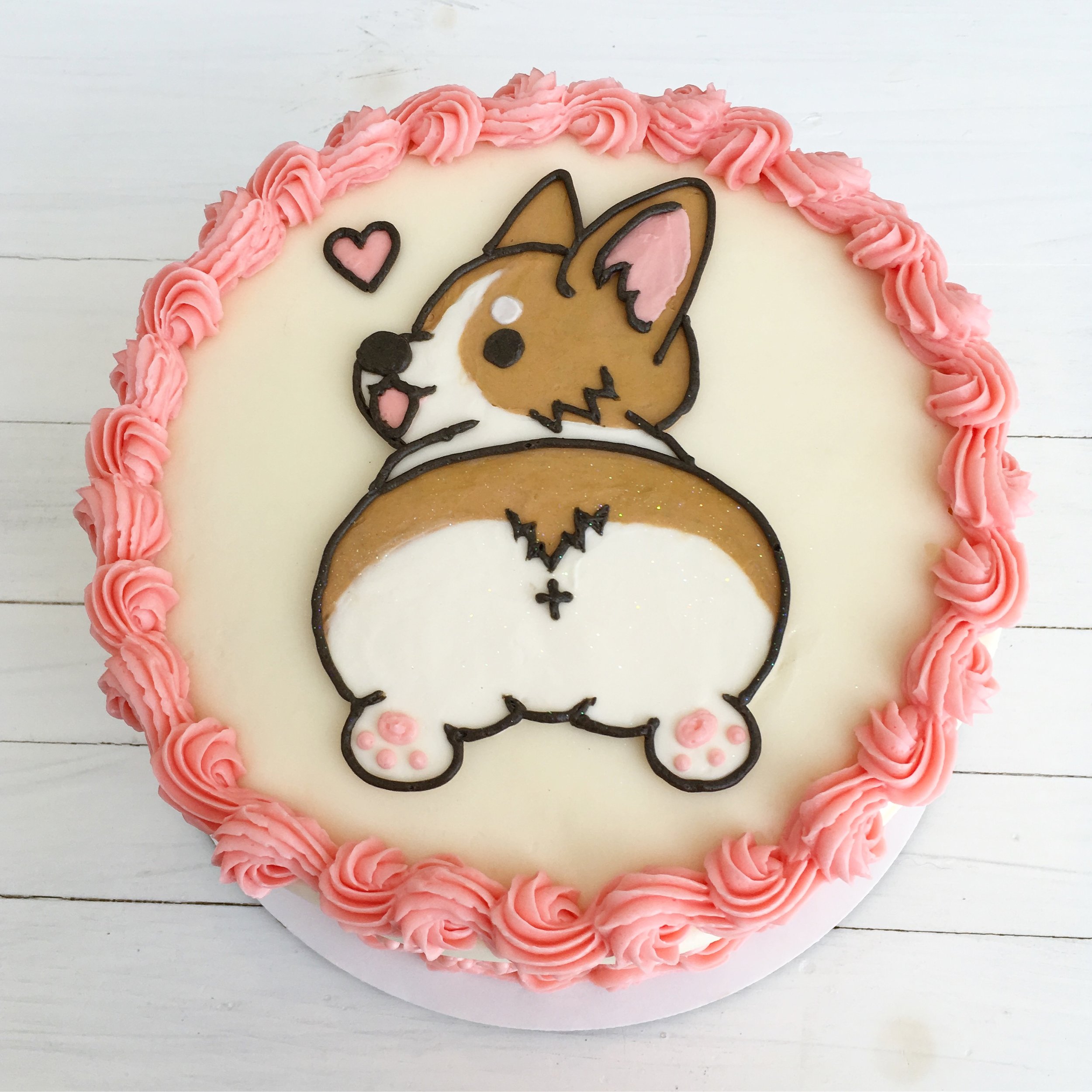 A24. Corgi Butt Cake ($15 Deco).jpg