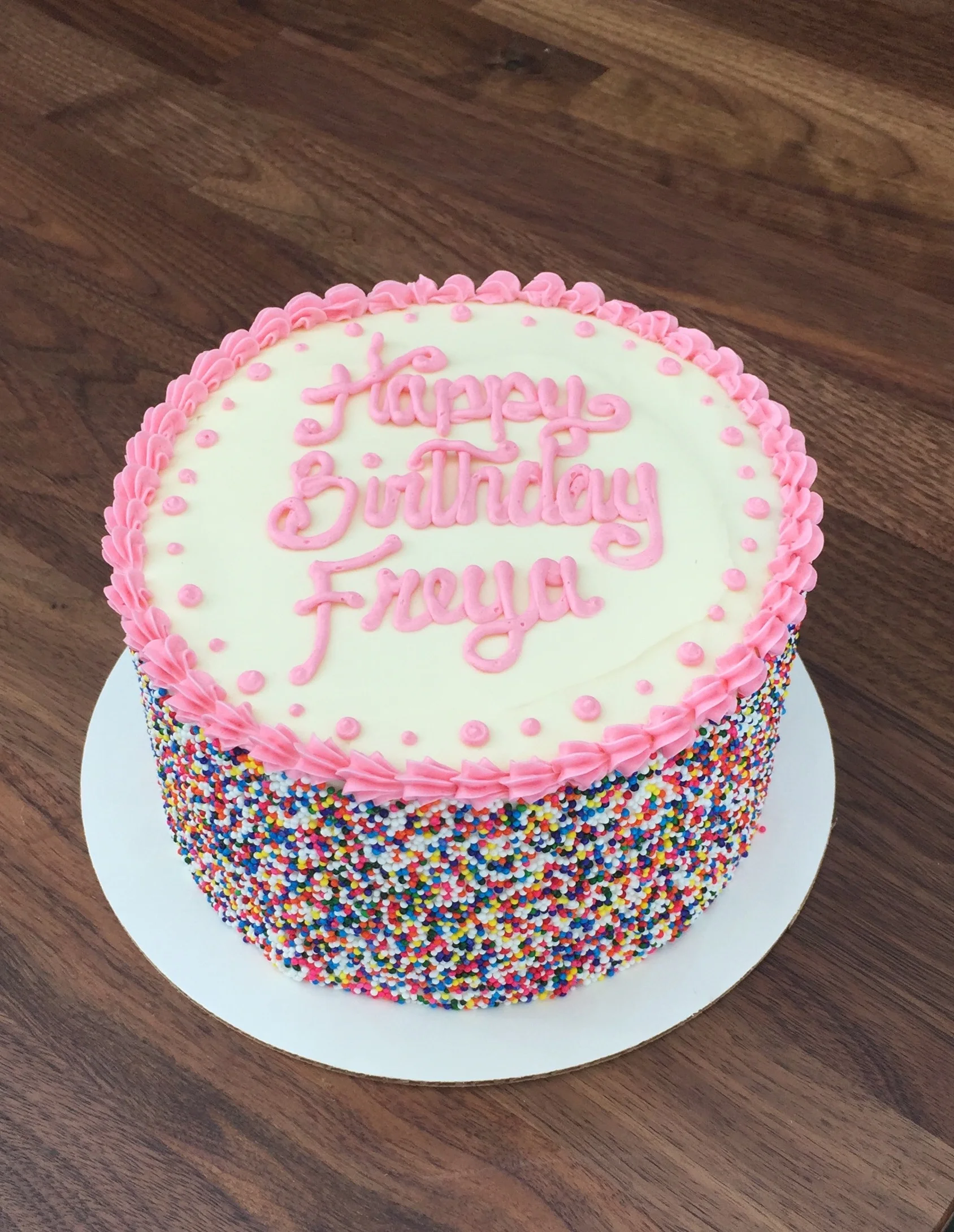 A2. Birthday cake with Sprinkle Sides ($10 Deco).JPG