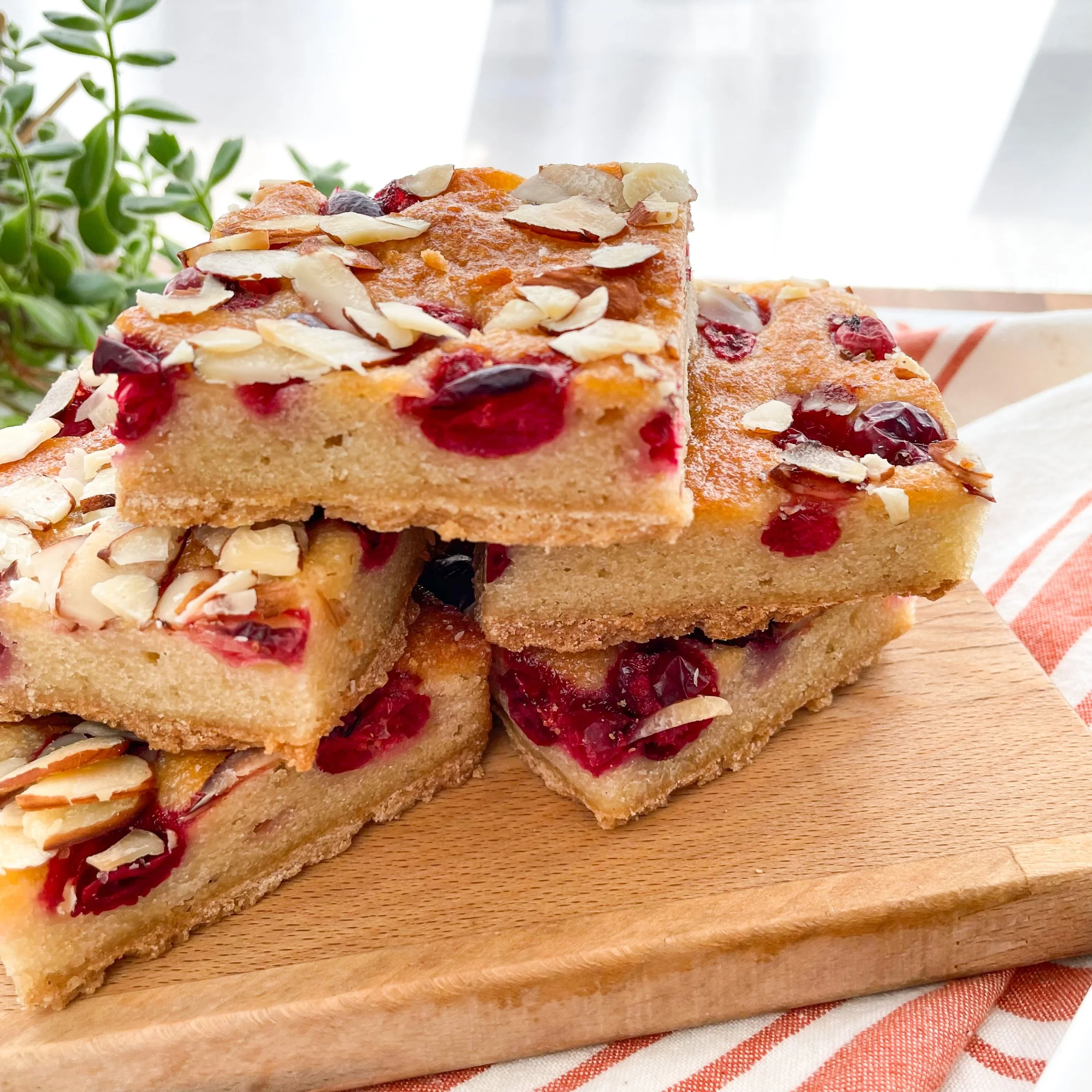 Vegan Cranberry Frangipane Tart Dessert Bar - 3.JPG