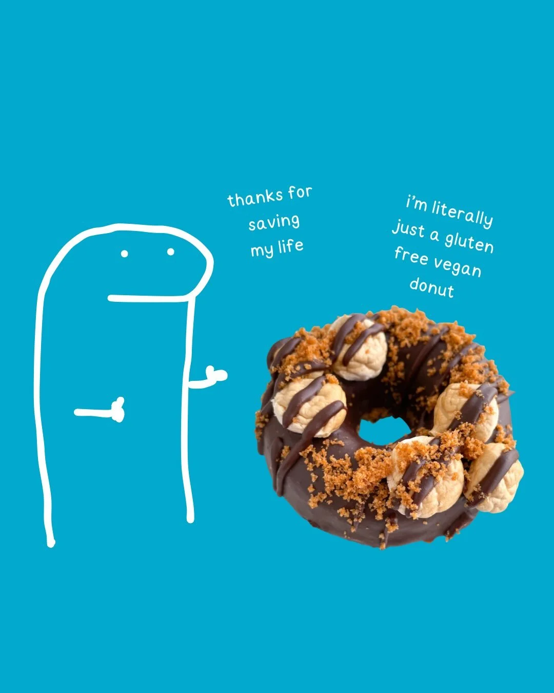 We&rsquo;re literally just so grateful for all of you! Anyone else feel like a gf vegan donut could save your life? 🍩 #glutenfree #glutenfreevegan #pdxeats #thanksforsavingme