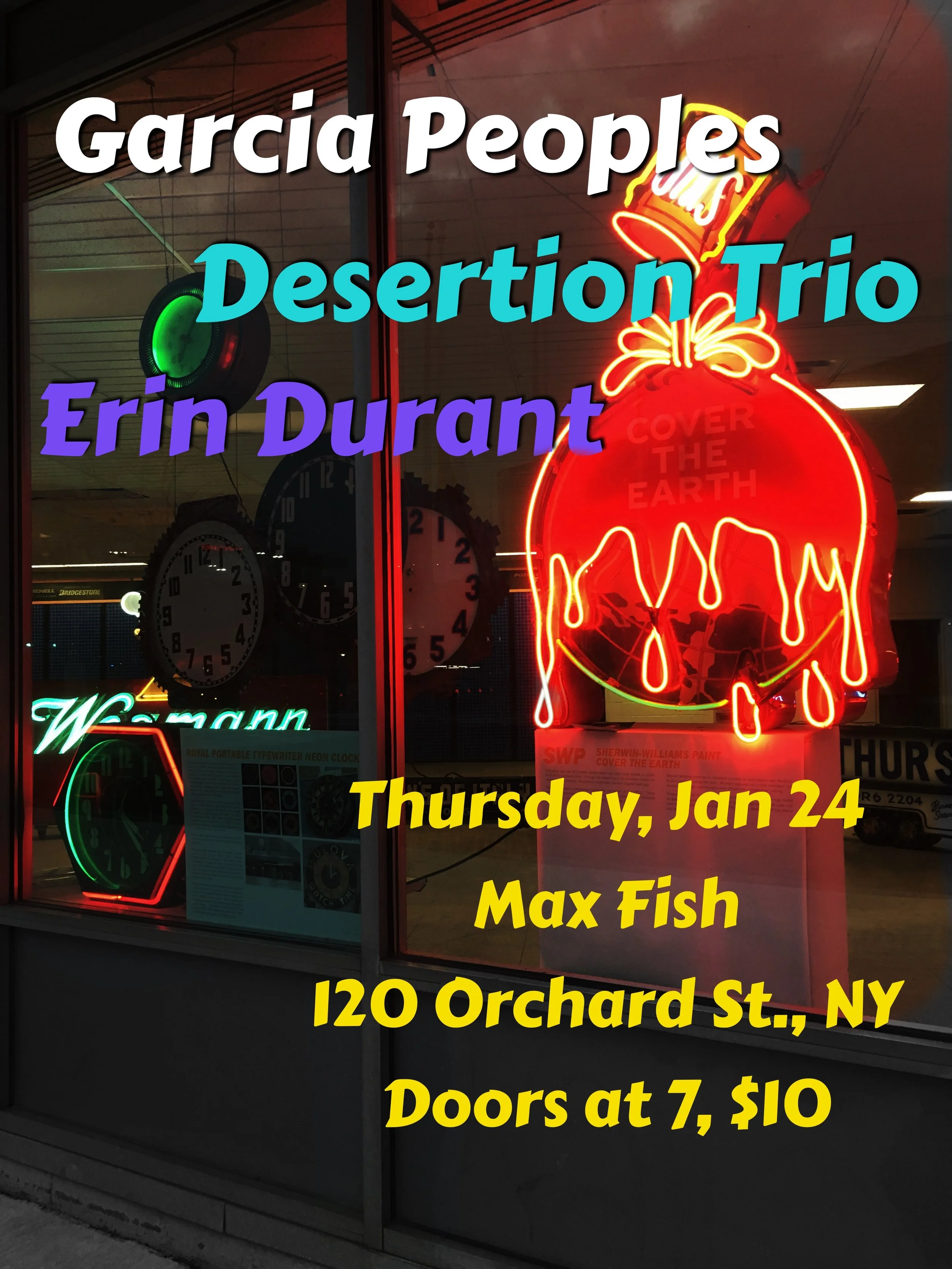 LIVE MUSIC NOT TO BE MISSED THURSDAY JAN. 24TH @maxfishbar