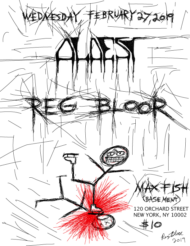 Live performance by Oldest and Reg Bloor in the Basement of Max Fish Jan. 27th Doors 8pm $10 @mickbarr1212 @sleepinggiantglossolia @regbloorofficial @mjopbroom @superiorityburger We could not be more excited for this show!!! Thanks Mick