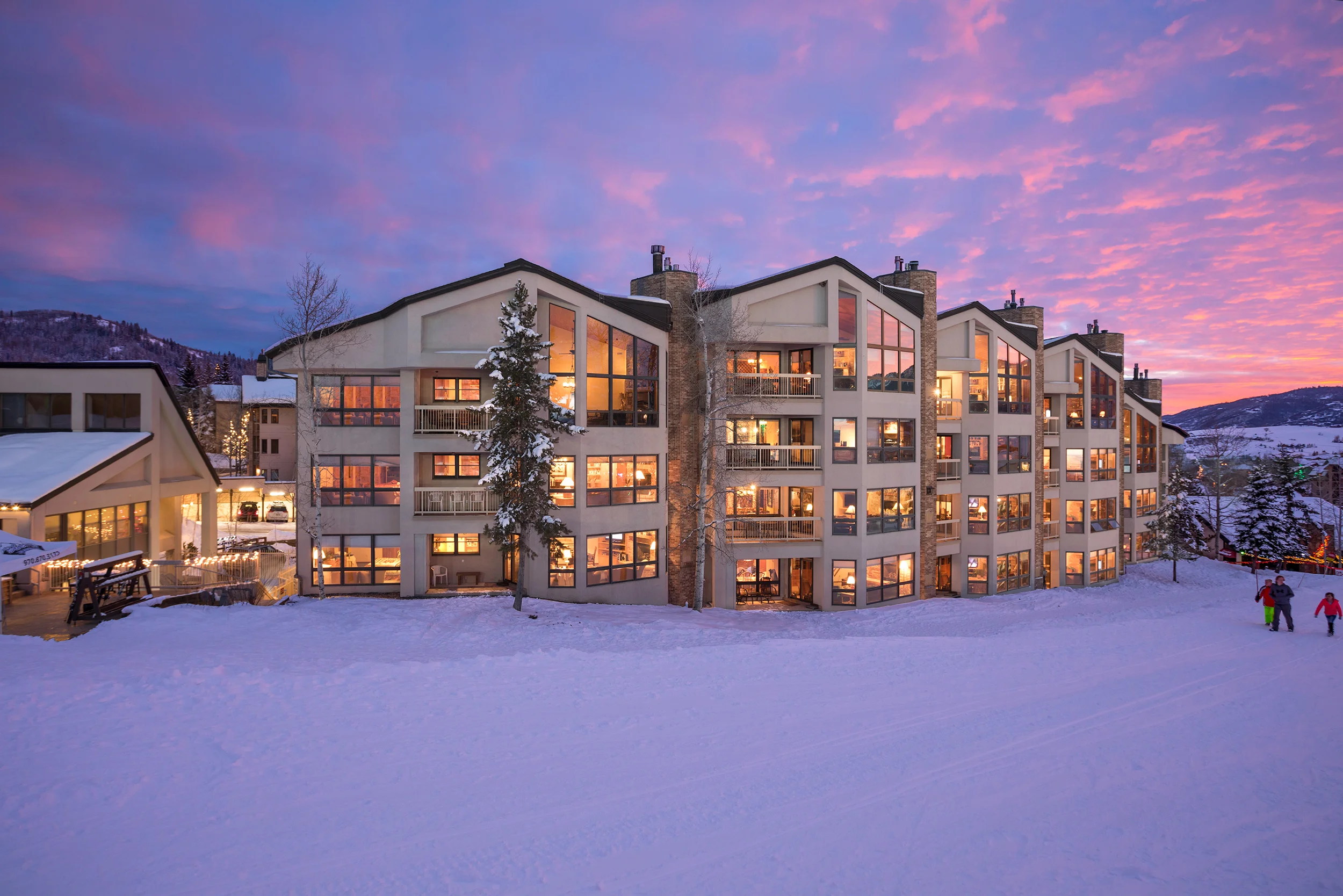 Chateau Chamonix Twilight