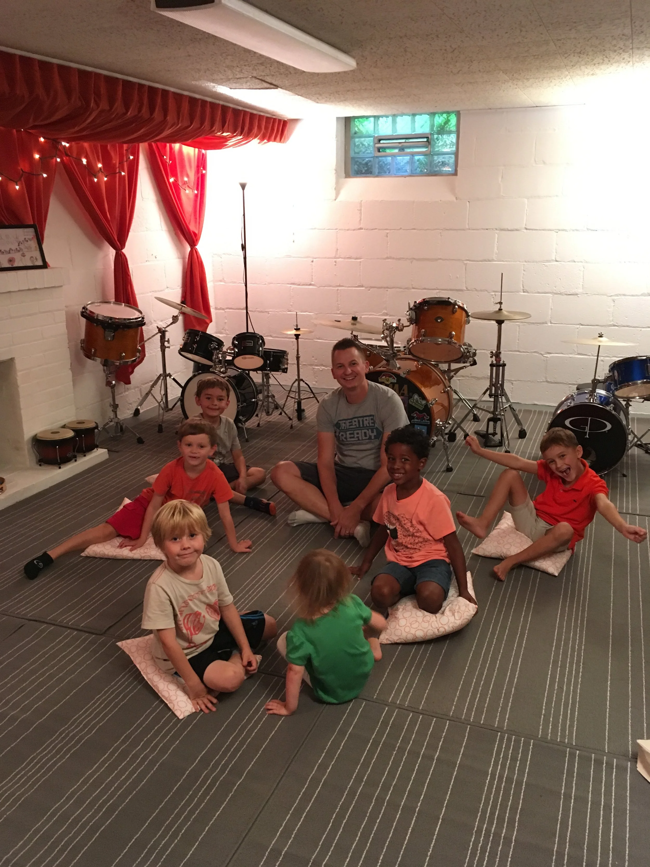 First day in the new Theatre Ready Drum Studio