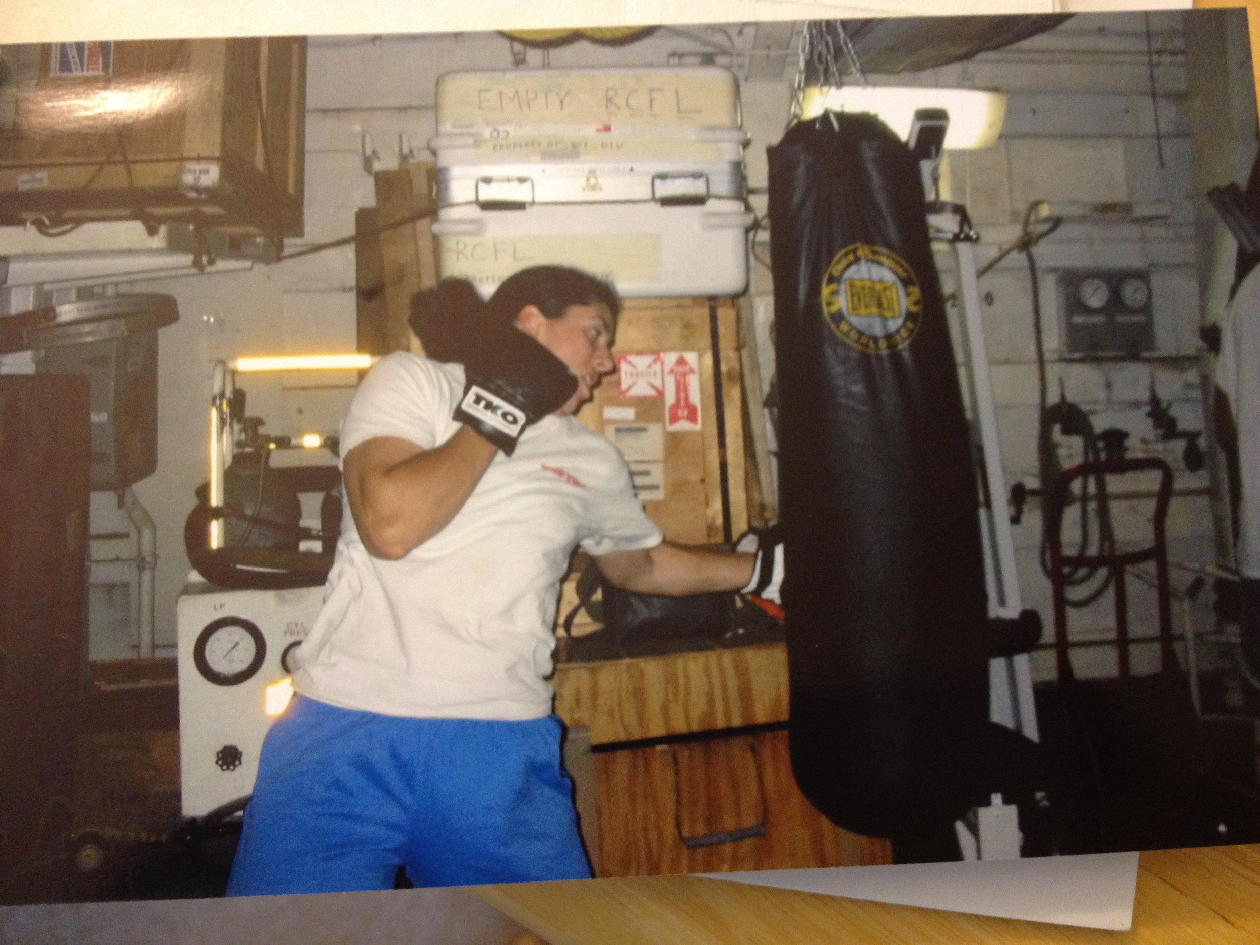 Training on my ship 2003