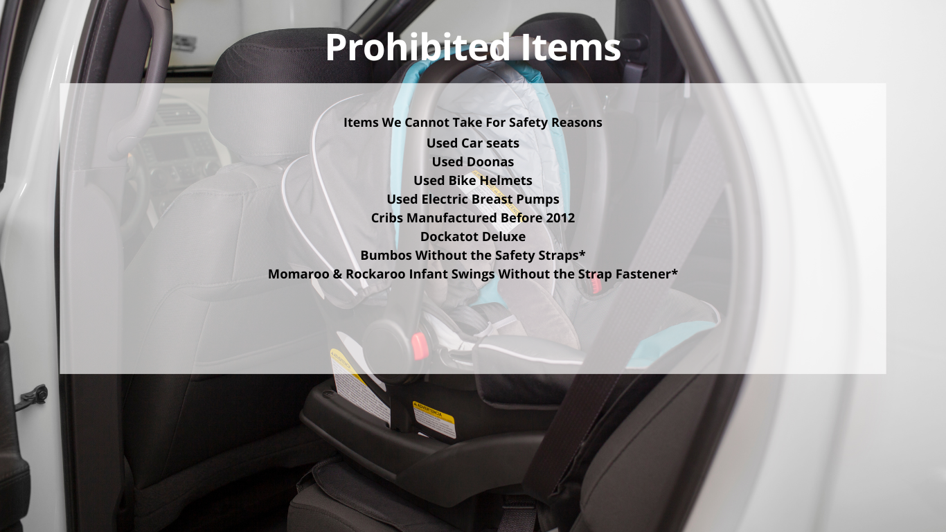 Prohibited Items — ReRuns 4 Wee Ones