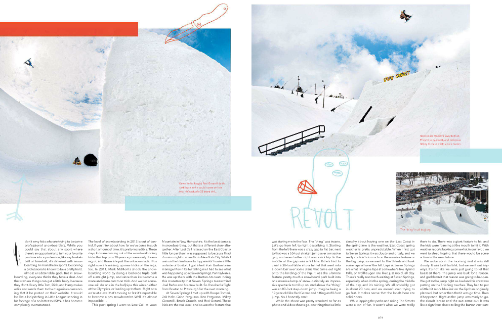 Youth In Revolt- TransWorld SNOWboarding January 2014
