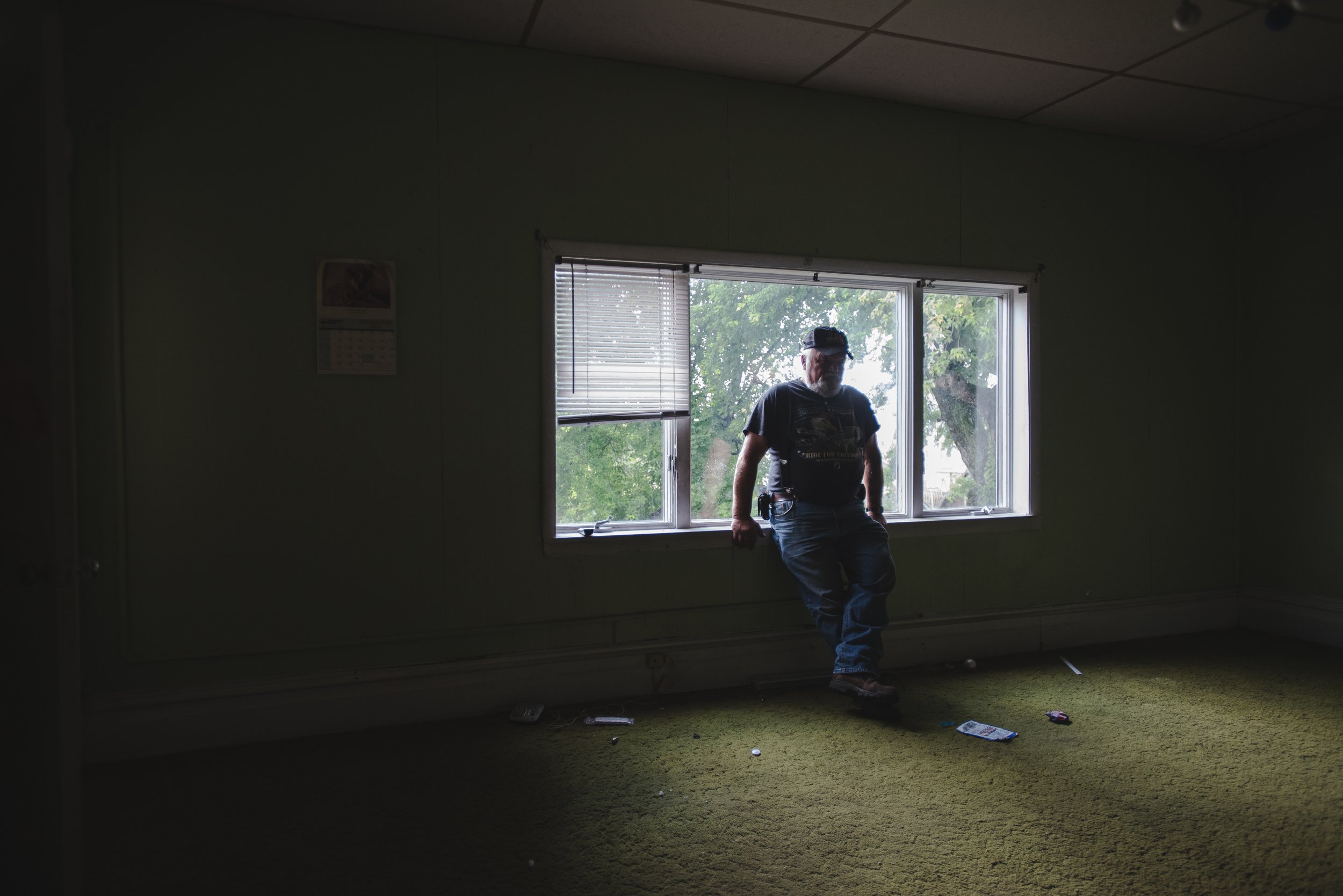  Kenneth White, who put in 30 years of active service in the U.S. Air Force and U.S. Coast Guard, is part of a grassroots effort to convert an abandoned house in Uniontown, Pennsylvania, into a place for homeless veterans to rebuild their lives, whic
