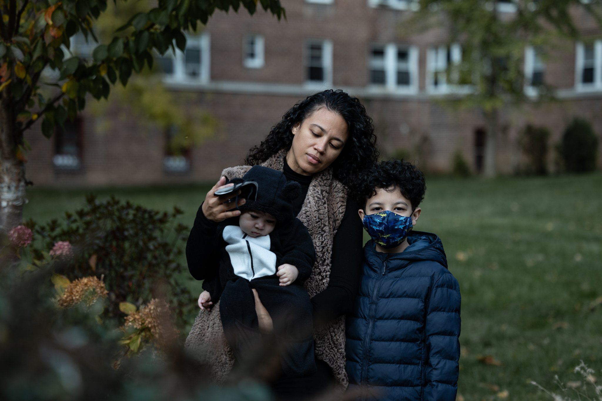  Viviana Echavarria a mom of four, in the North Riverdale section of the Bronx. She and her husband were among the New York City parents who didn’t feel safe for their children to return to in-person learning during the ongoing public health crisis a