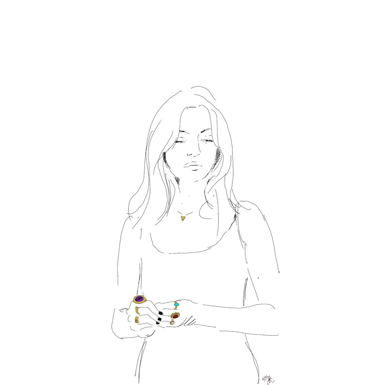 My girl and her rings