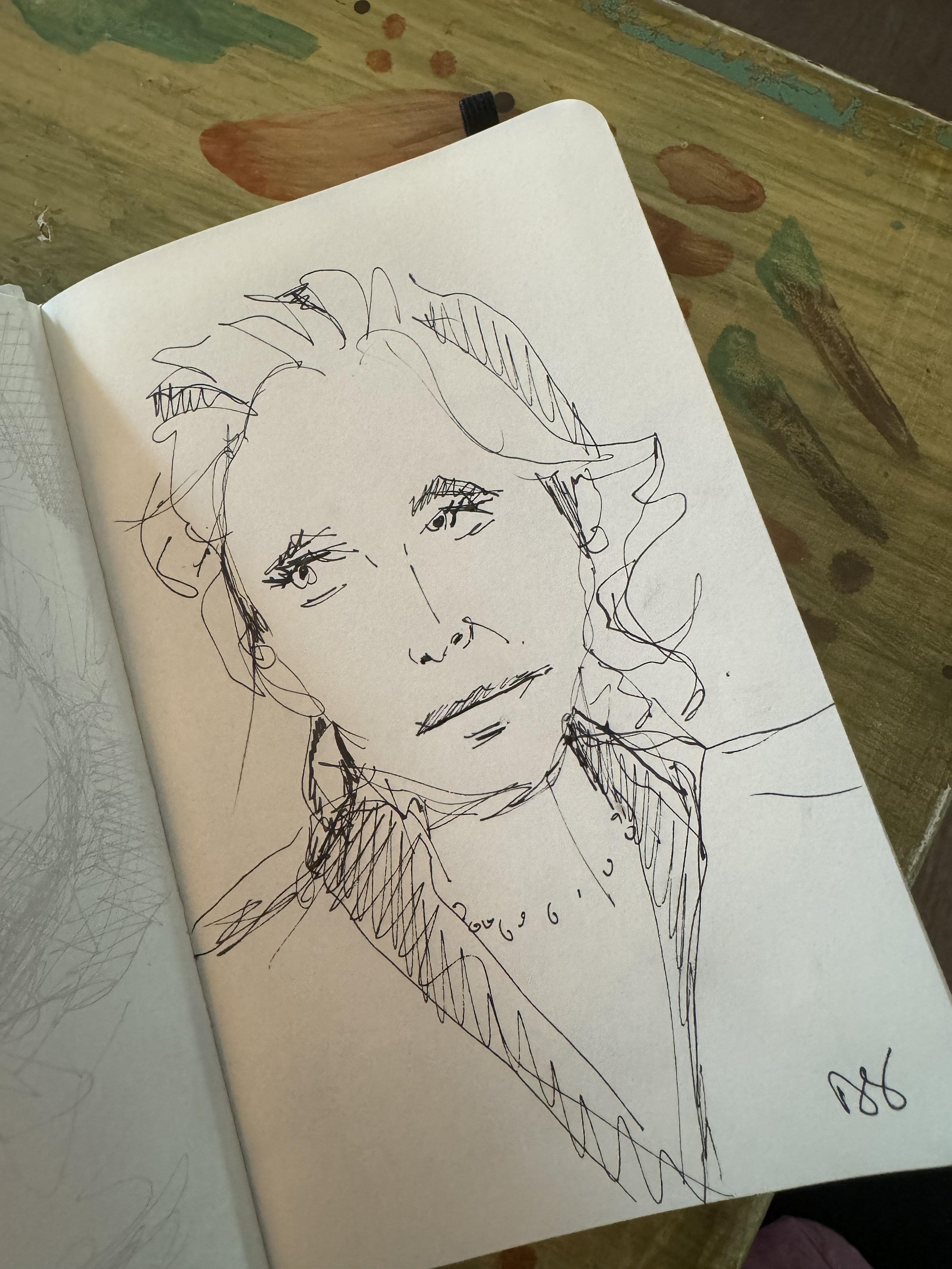 Starting a new sketchbook