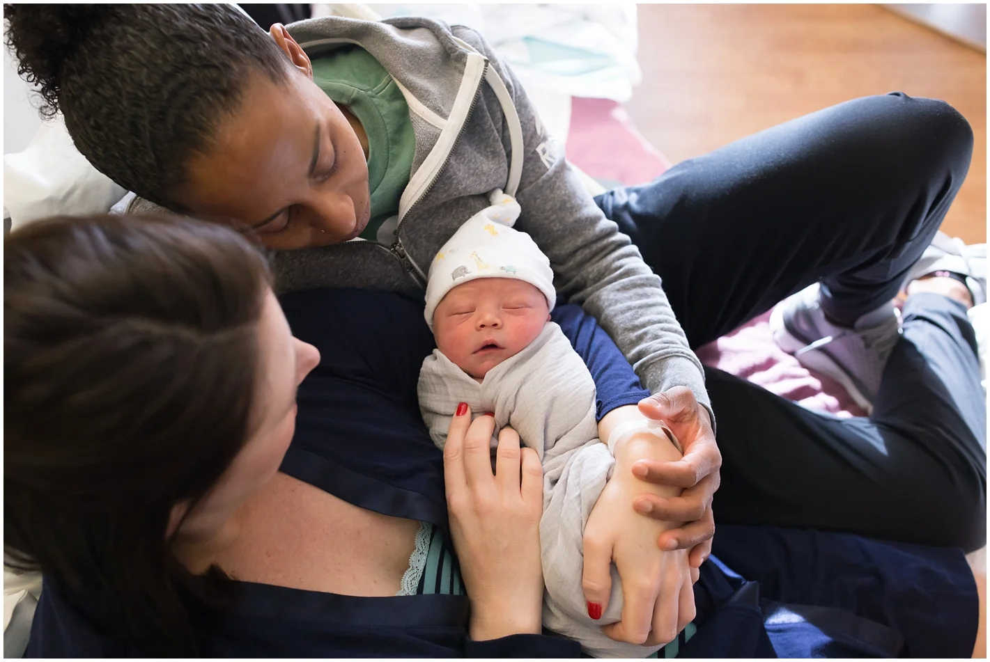 New Mom in Massachusetts newborn photographer