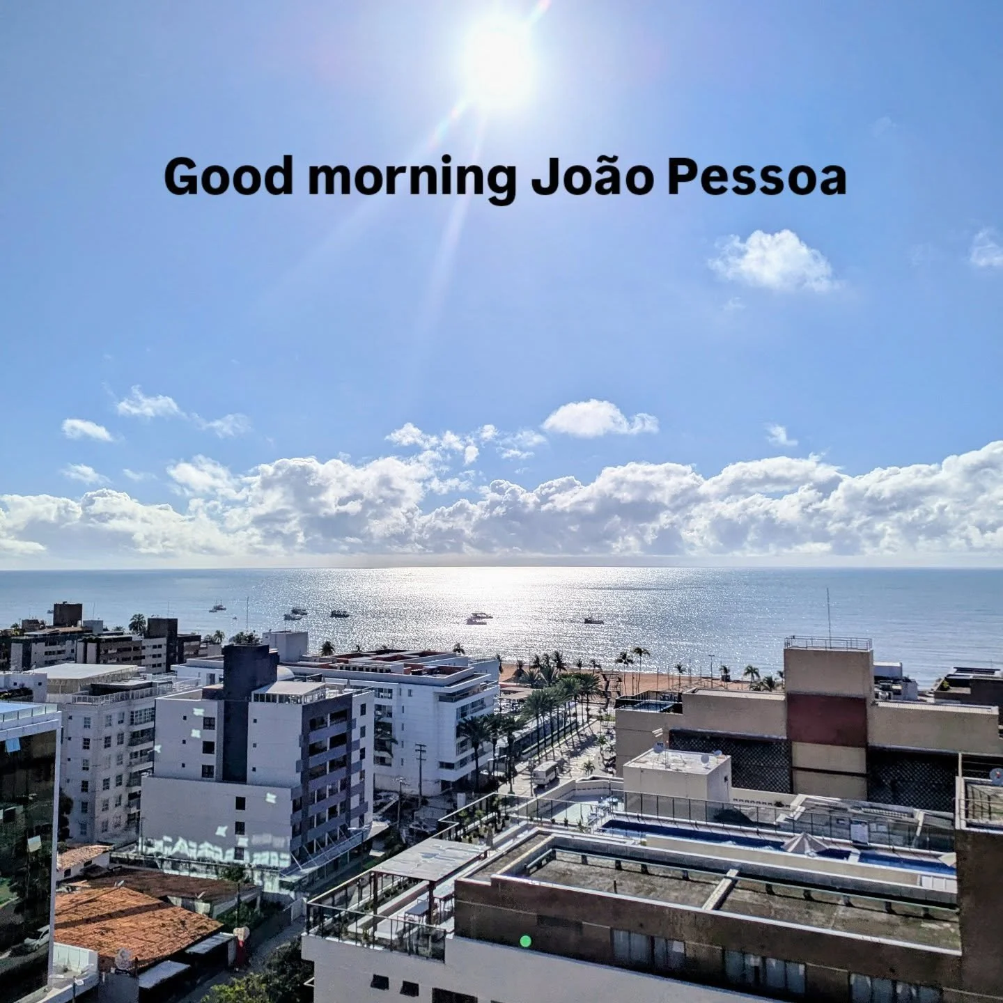 Arrived in João Pessoa, Brazil, for a series of concerts and Masterclasses. 1st stop tomorrow: Bruch double concerto with Kate Hamilton, viola, Paul Chou, conductor and the OSUFPB orchestra.
#viewfromtheroom