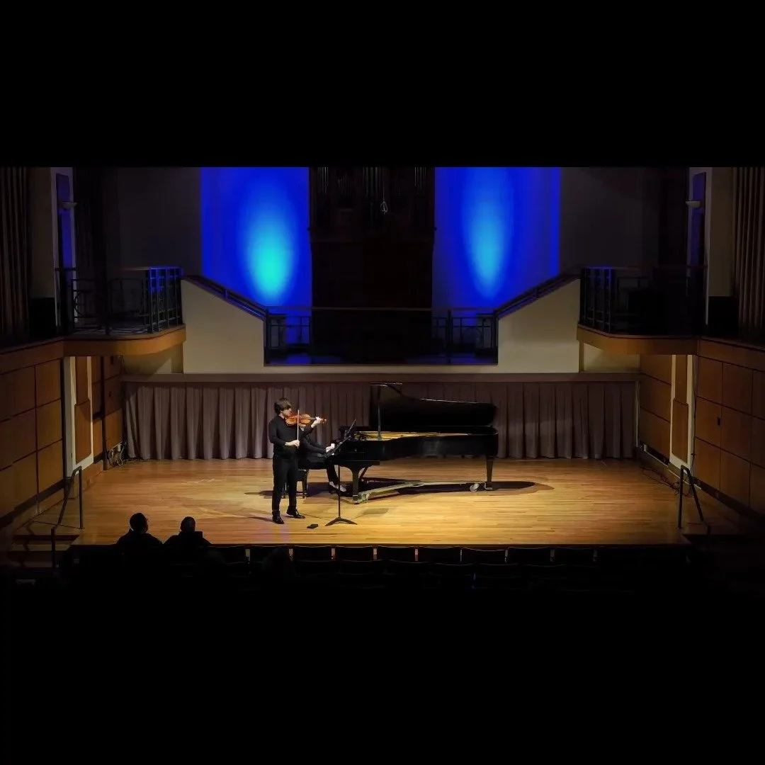 A bit of Mozart from our recital at Old Dominion University. With @ingridpkeller