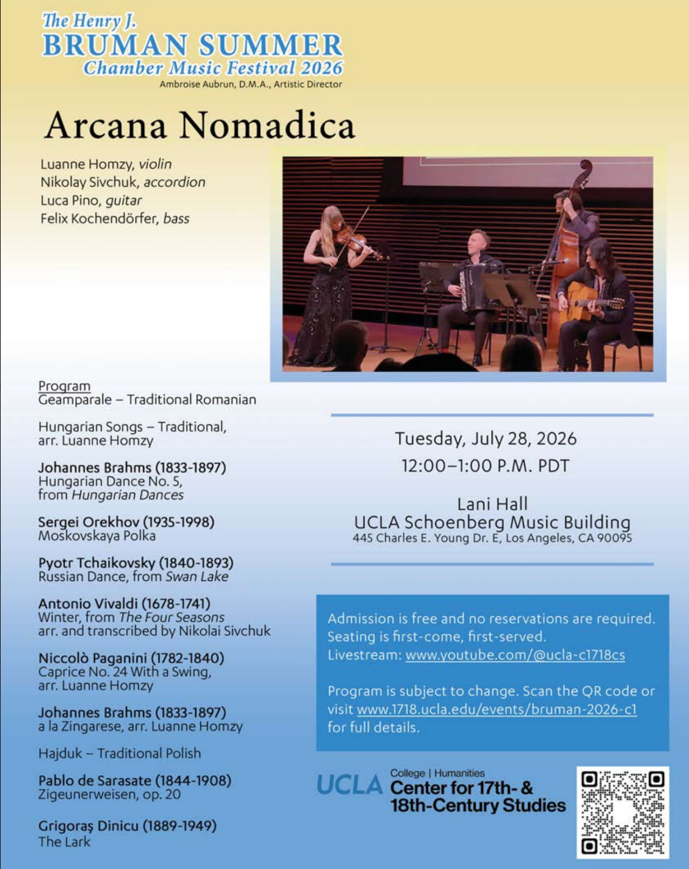 Arcana Nomadica, Bruman Festival, UCLA