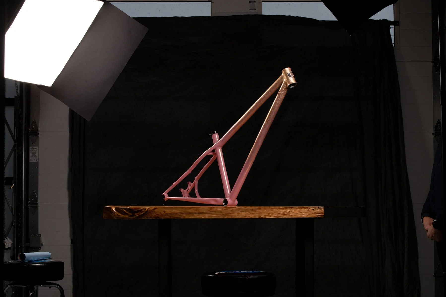  Custom frame made by Schon by hand in Vancouver. 