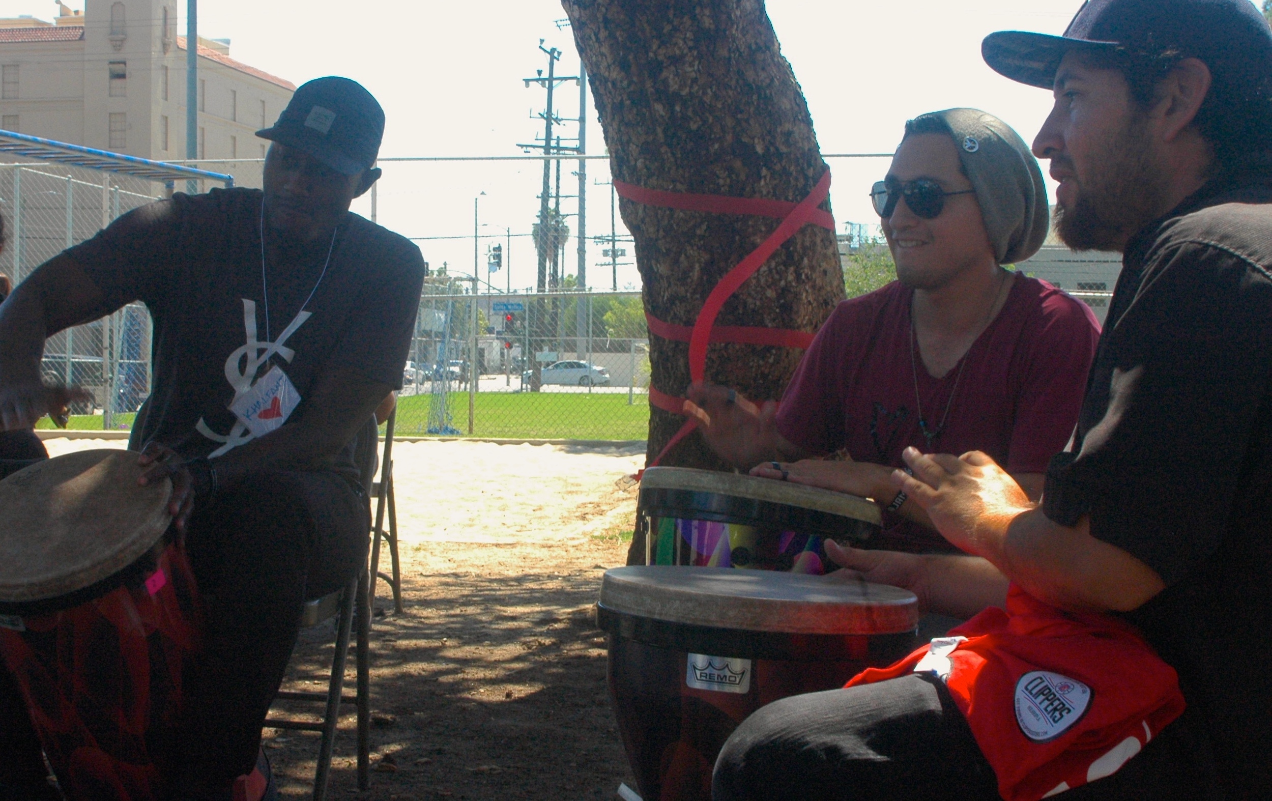 Drum circle and vibrant joy with youth and volunteers at the Hollywood Rec Center! All photos by Brian Castleforte of Castleforte Group and Prolific Beings Production Company. #loveisalive Festival. September 19, 2015 at Hollywood Recreation Center.
