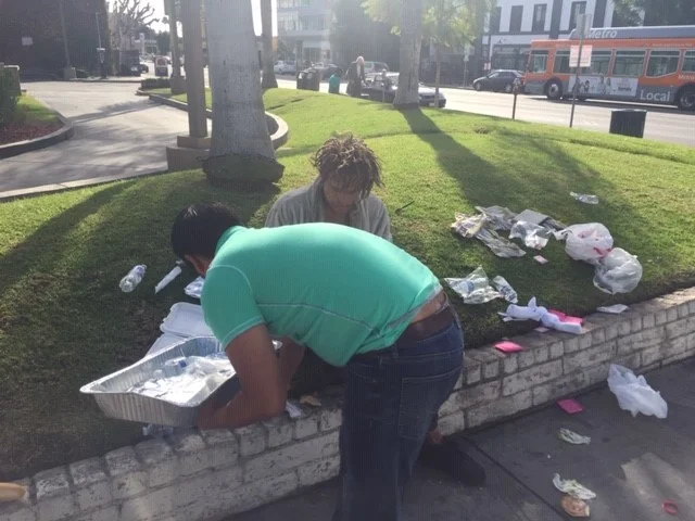 Delivering Thanksgiving Dinner to Homeless in Hollywood.jpg