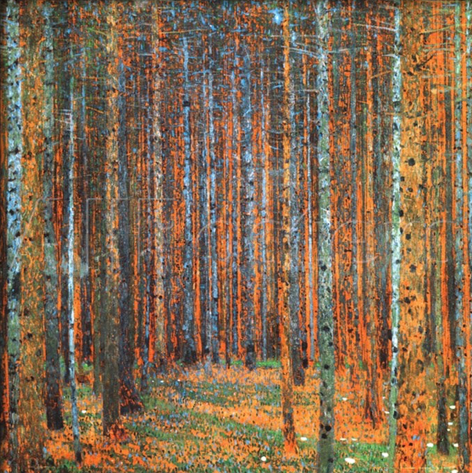 Gustav Klimt, 1902 "Tannenwald"