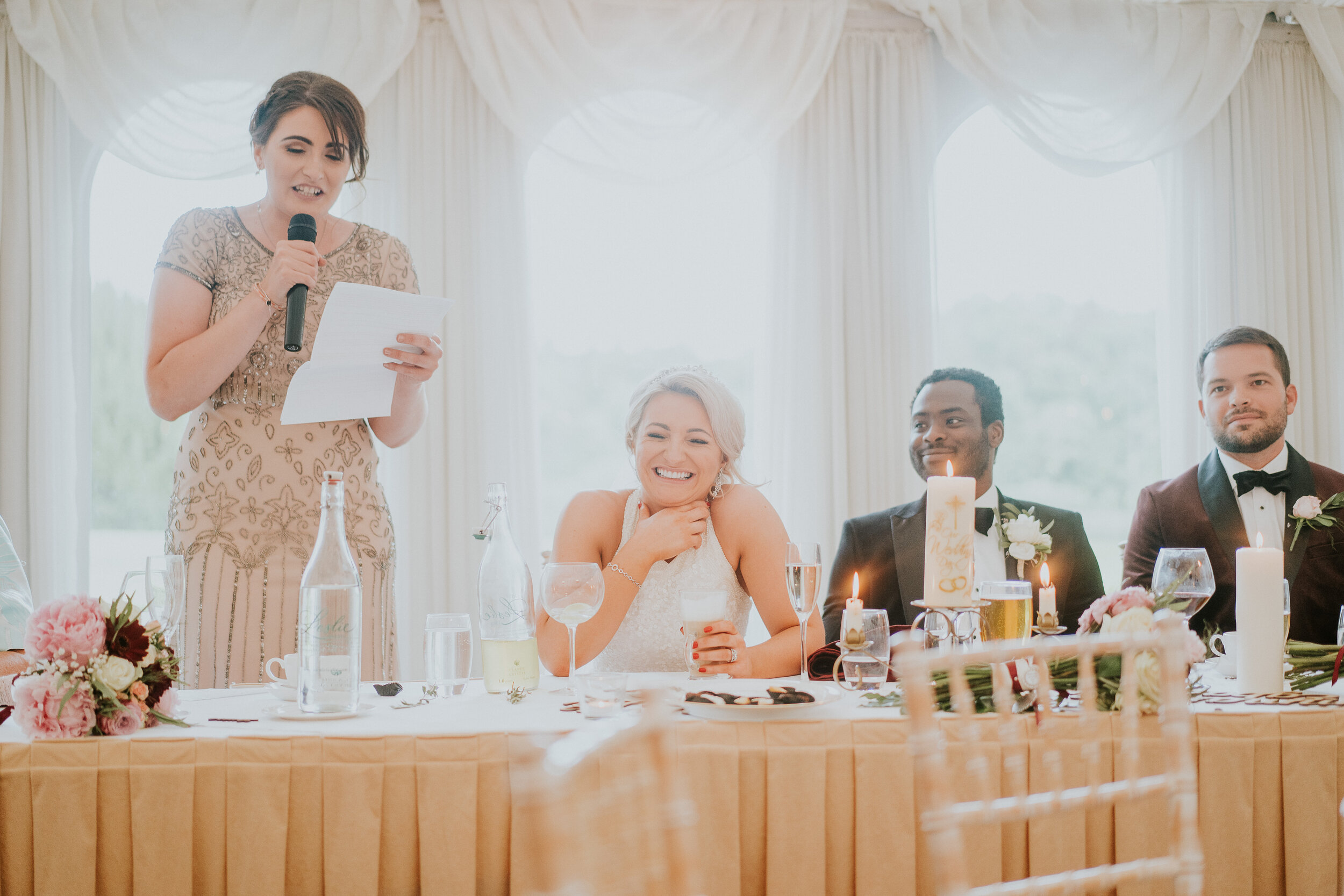 bridesmaid wedding speech