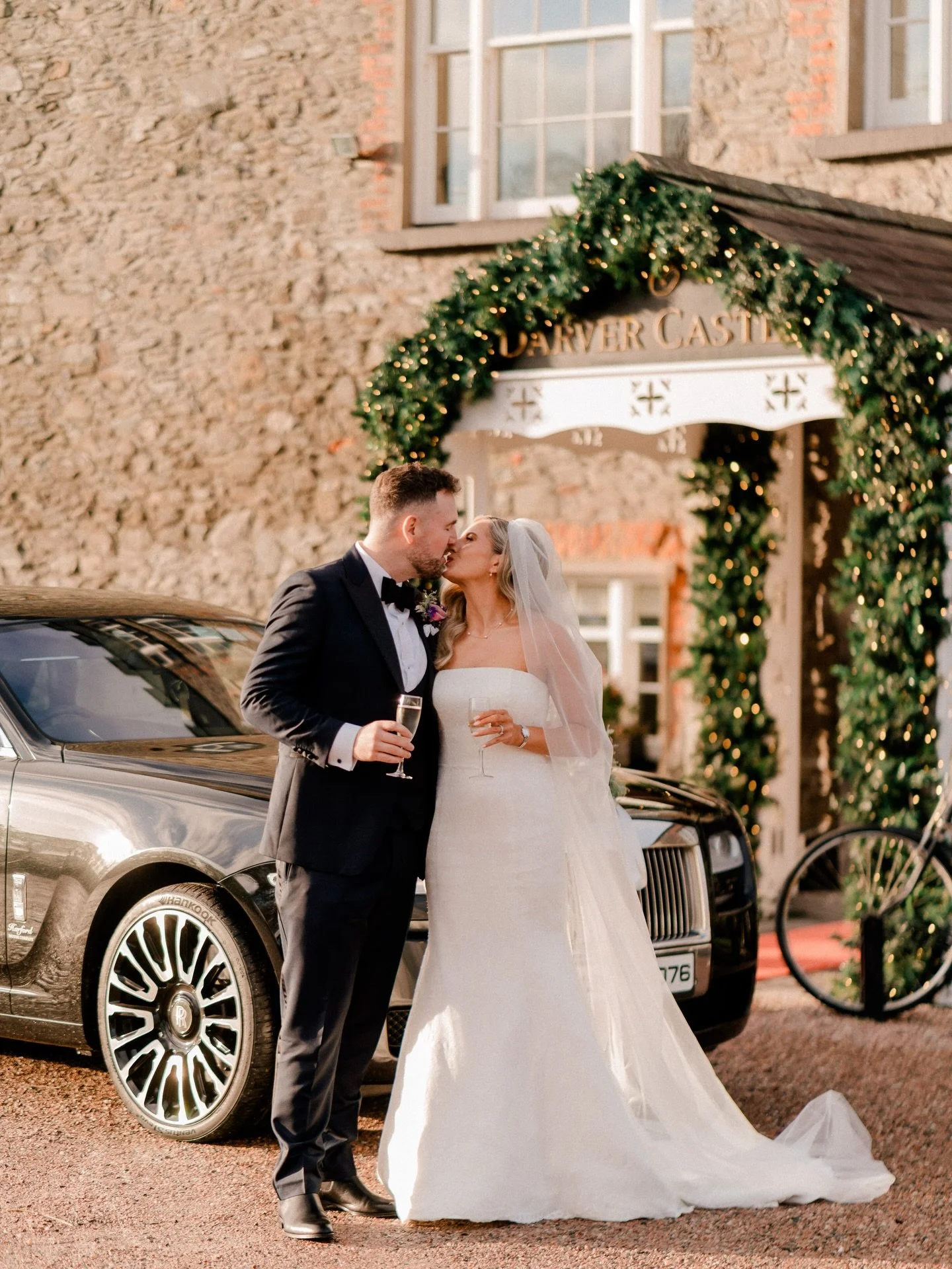 ✨ Mr &amp; Mrs Costello ✨
📍Stunning @darver_castle Ireland.
@emmaq12 &amp; Ronan - you were an absolute dream to photograph. I loved every moment of photographing your wedding day last weekend - what a gorgeous Winter Sunset 🌅 

Congratulations to 