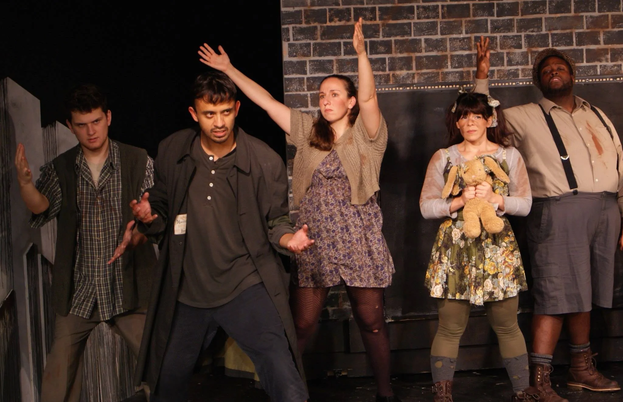 Playing Robbie The Stockfish in "Urinetown".