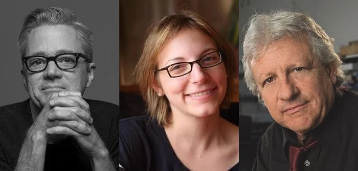 From left, Ken Corbett, Anna Ziegler, Stuart Firestein