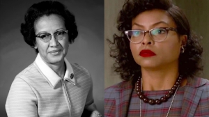 Katherine Johnson, the "computer" portrayed by Taraji P. Henson in the movie Hidden Figures.