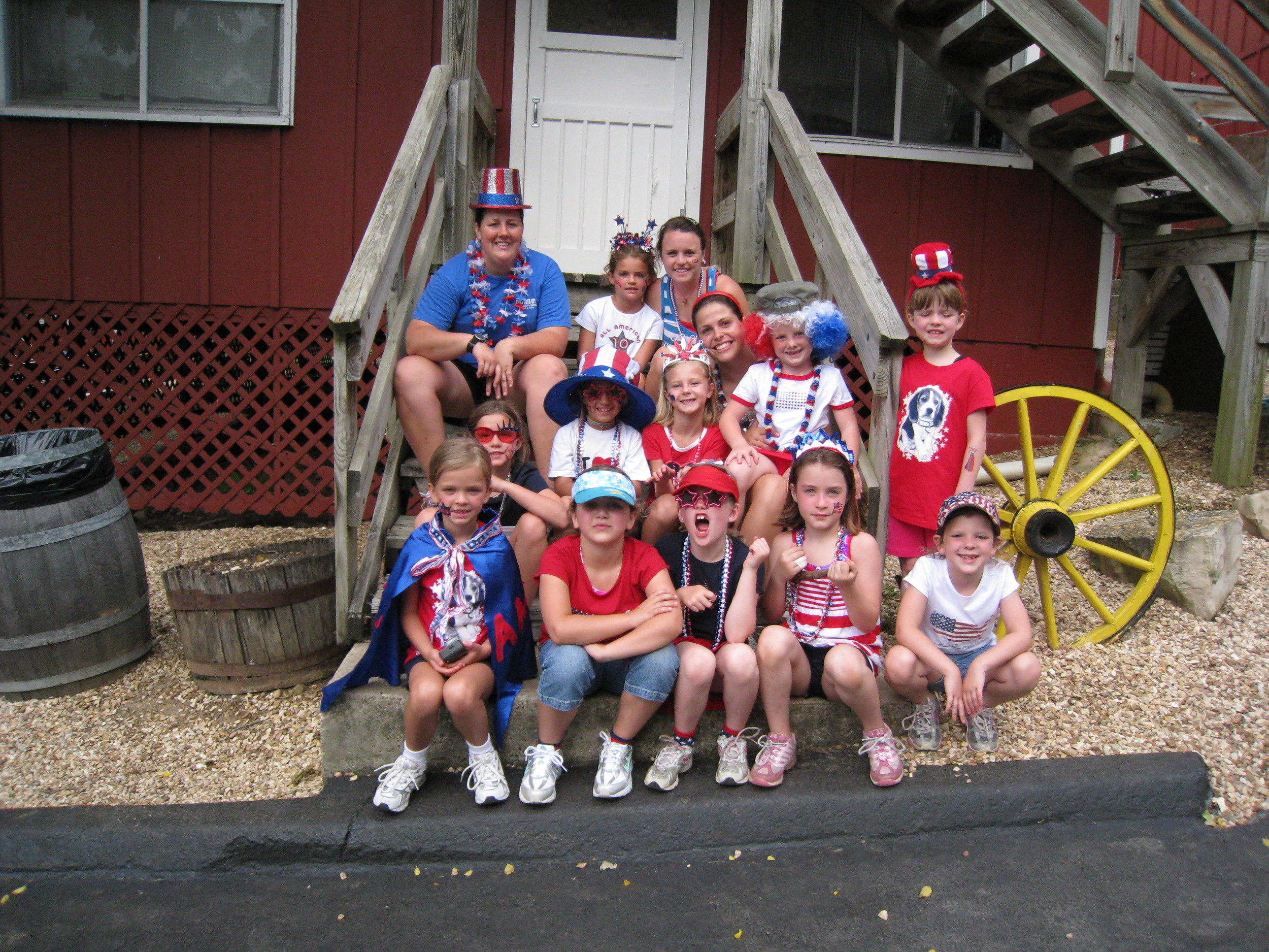 Try to look at this picture without laughing. The air guitar, the patriotic afro, and the closed eyes are too much.