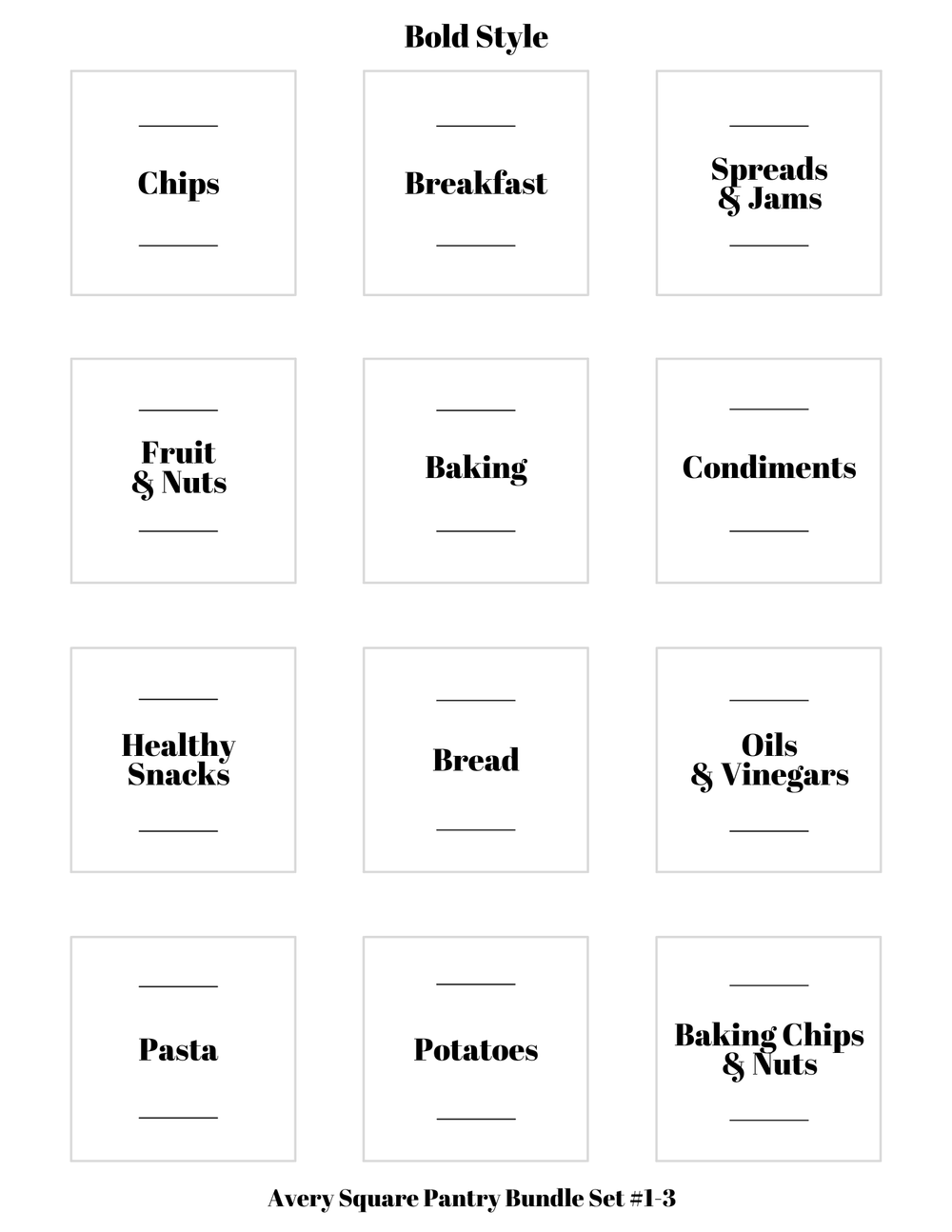 Instant Organizing Labels — The Organizing Company | Professional Organizer | Boulder & Denver, Colorado