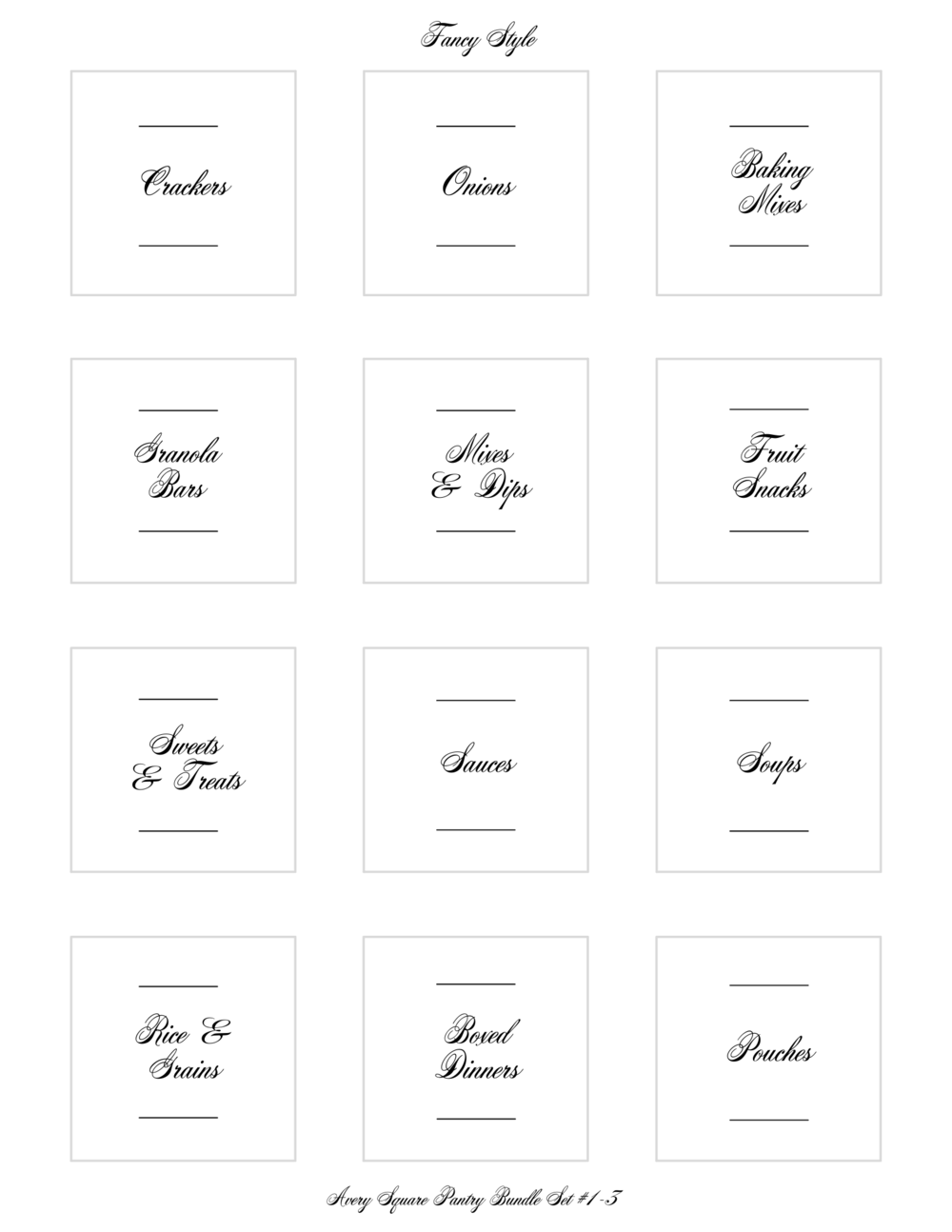 Instant Organizing Labels — The Organizing Company | Professional Organizer | Boulder & Denver, Colorado