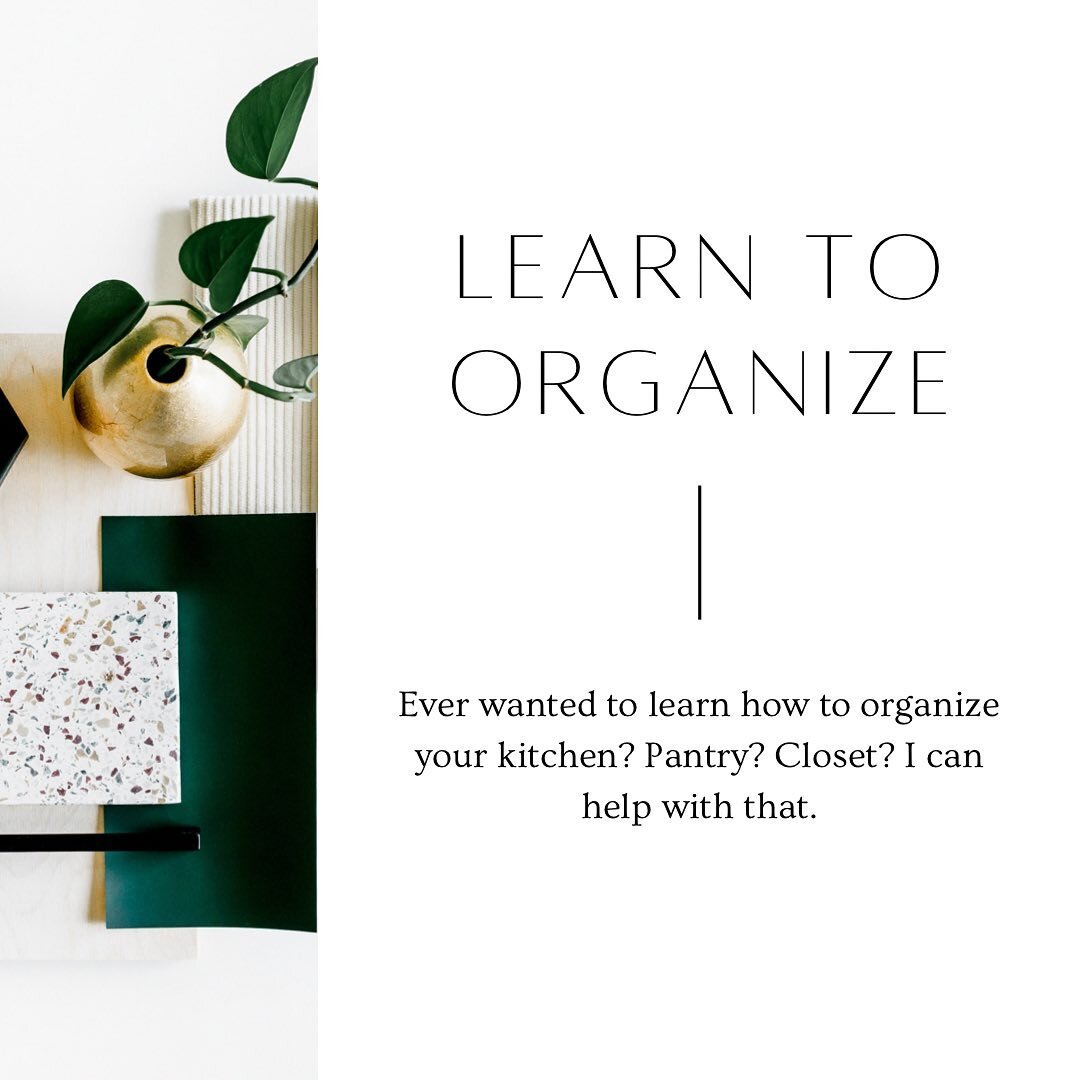 Feeling like you need to get organized but you don&rsquo;t know where to start? I hear that a lot, so I decided to do something about it. 

Click my link in bio for all the details. Launching for pre-sales November 26th! 
.
.
.
.
.
.
#learntoorganize